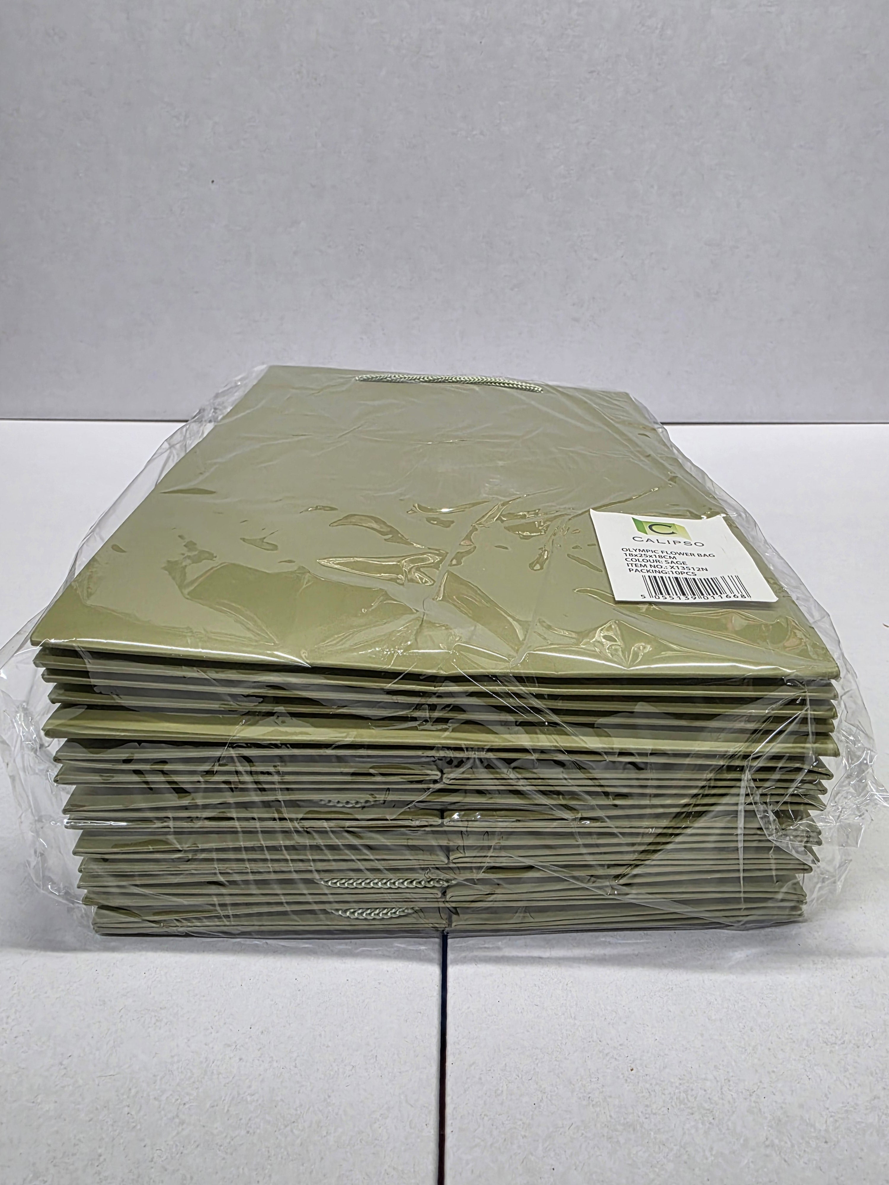 Multipurpose/Bouquet Bag Sage 25cm