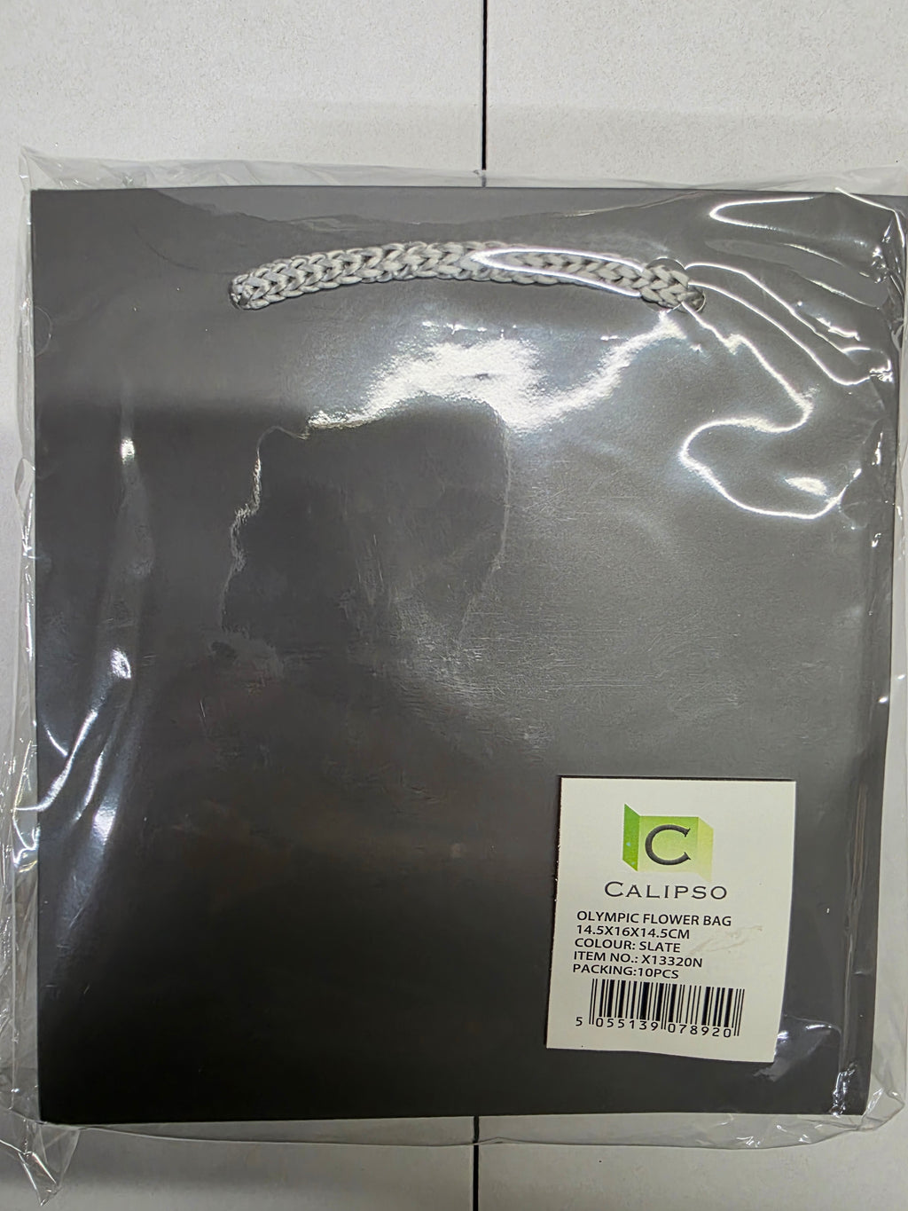 Multipurpose/Bouquet Bag Slate Grey 14.5cm