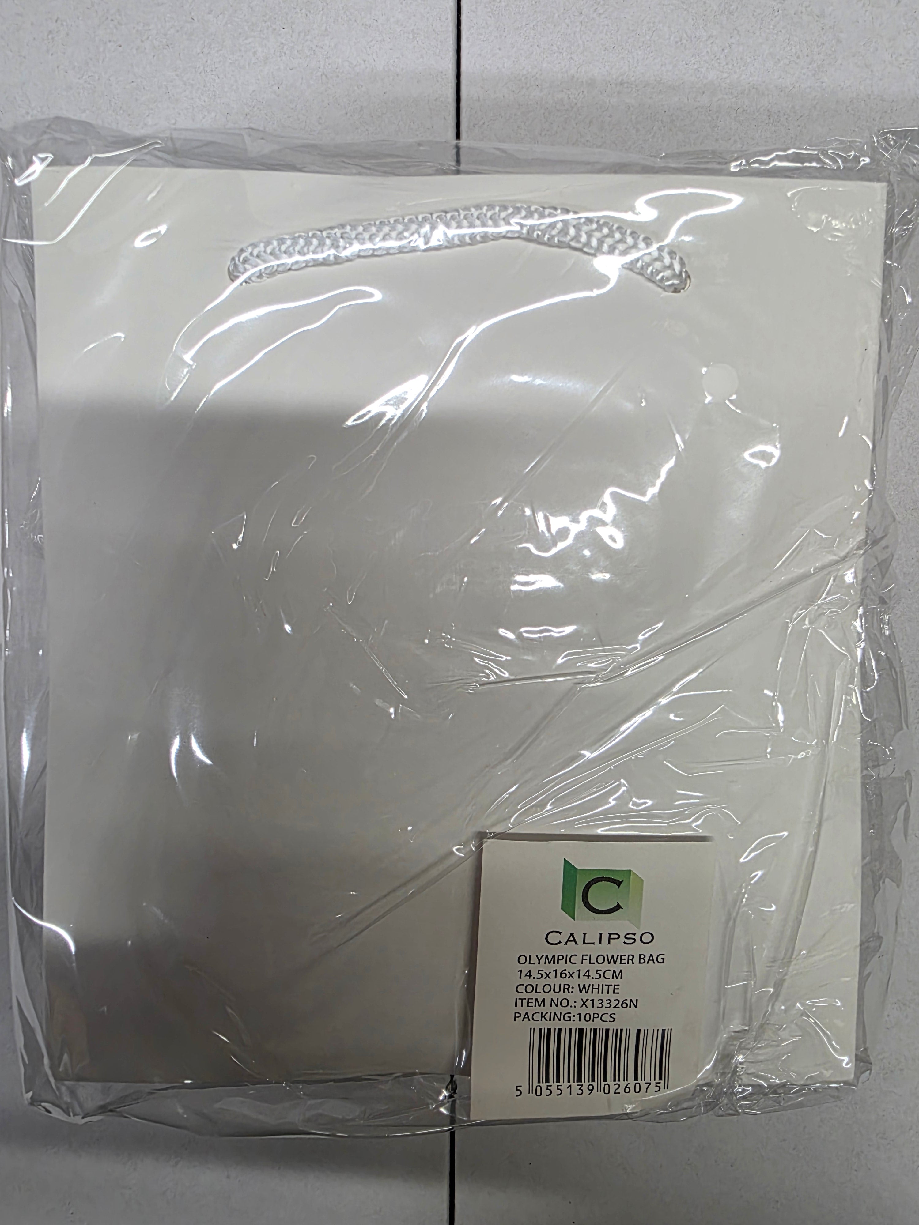 Multipurpose/Bouquet Bag White 14.5cm