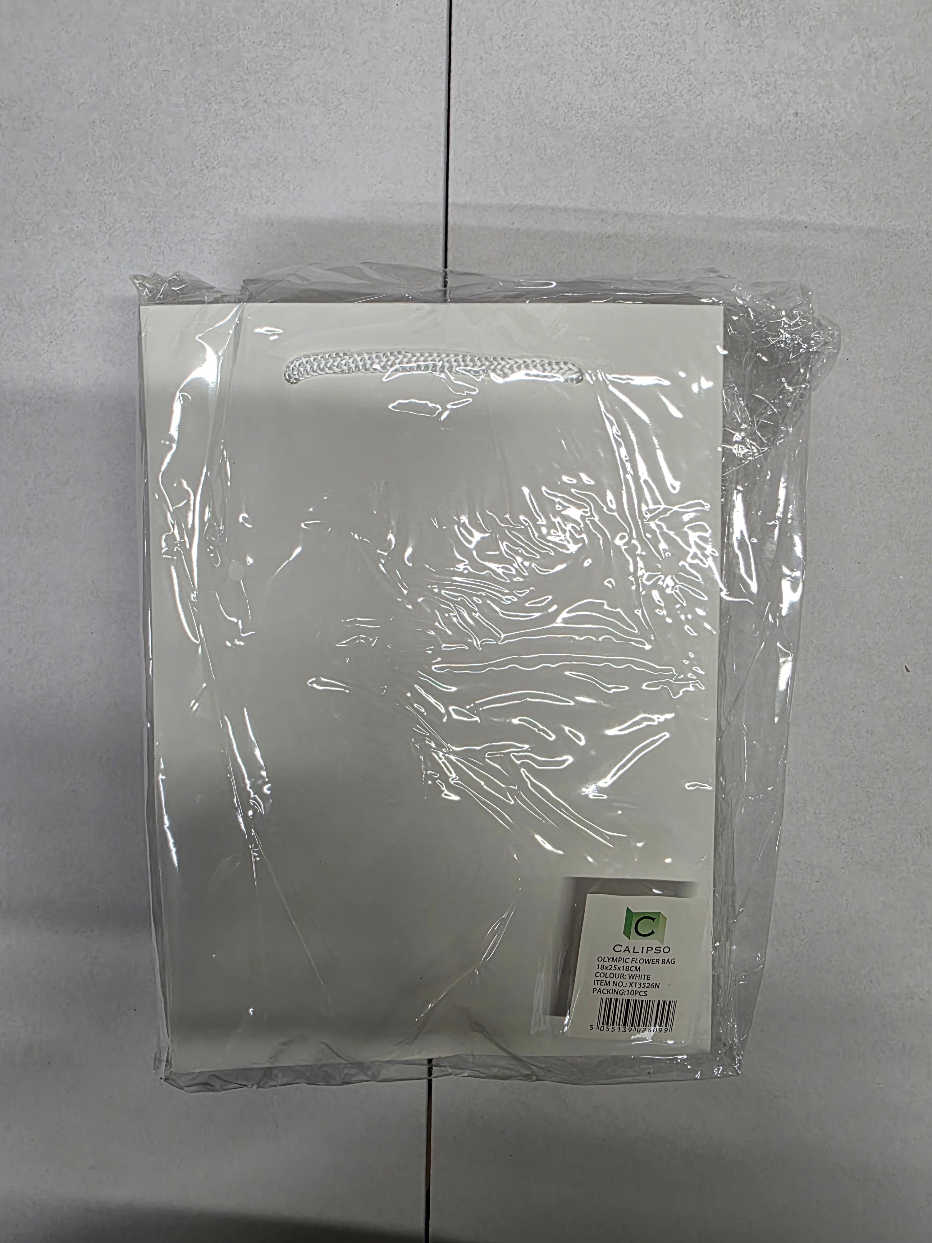 Multipurpose/Bouquet Bag White 25cm