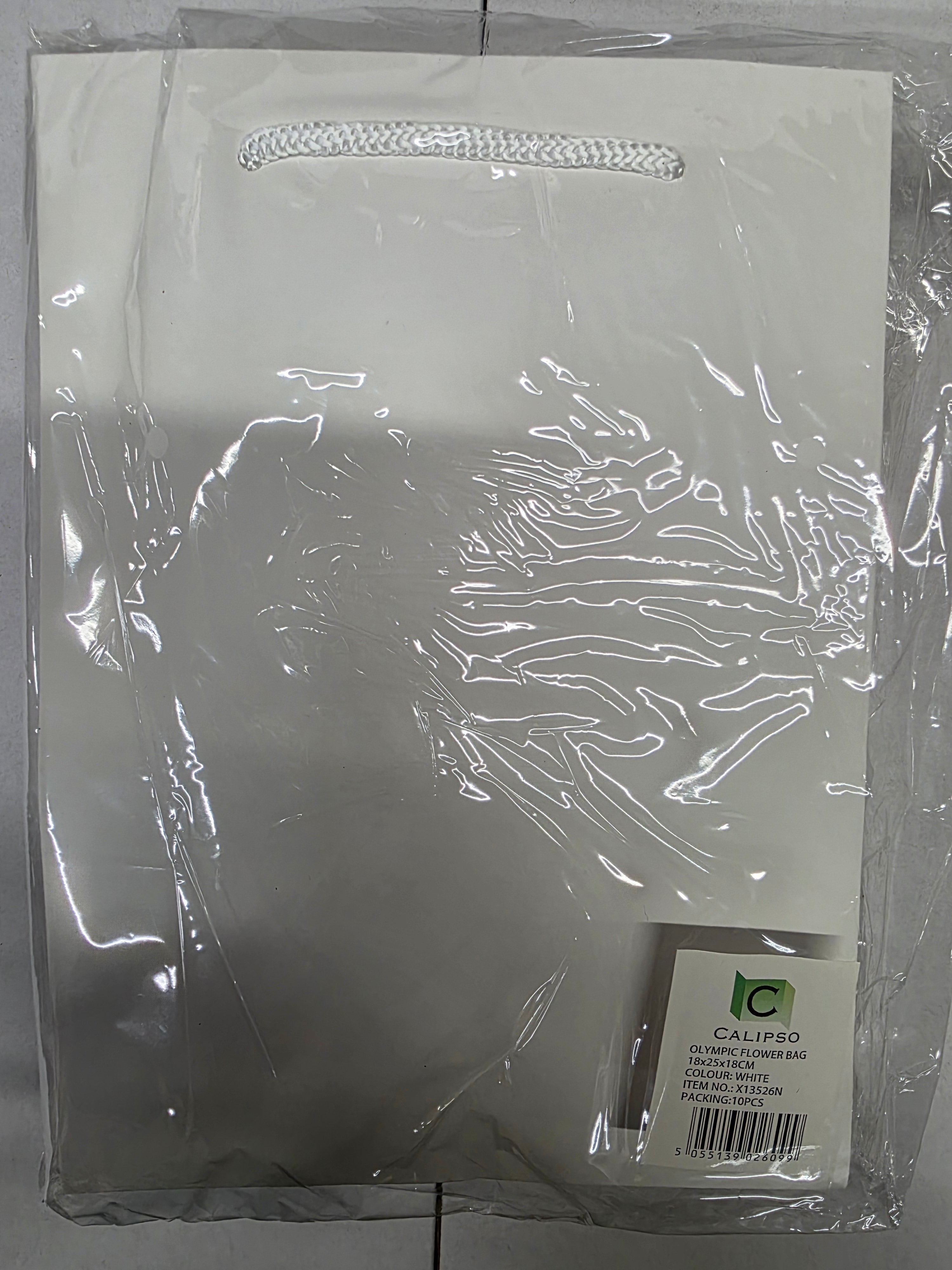 Multipurpose/Bouquet Bag White 25cm