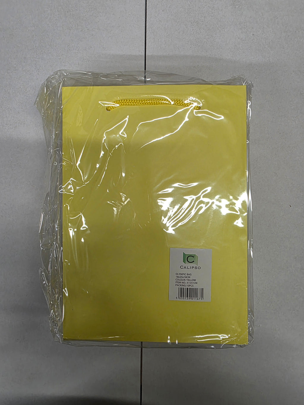 Multipurpose/Bouquet Bag Yellow 25cm