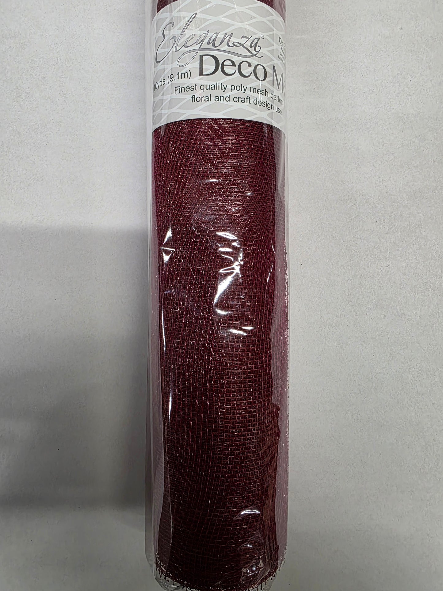 Deco Mesh Burgundy