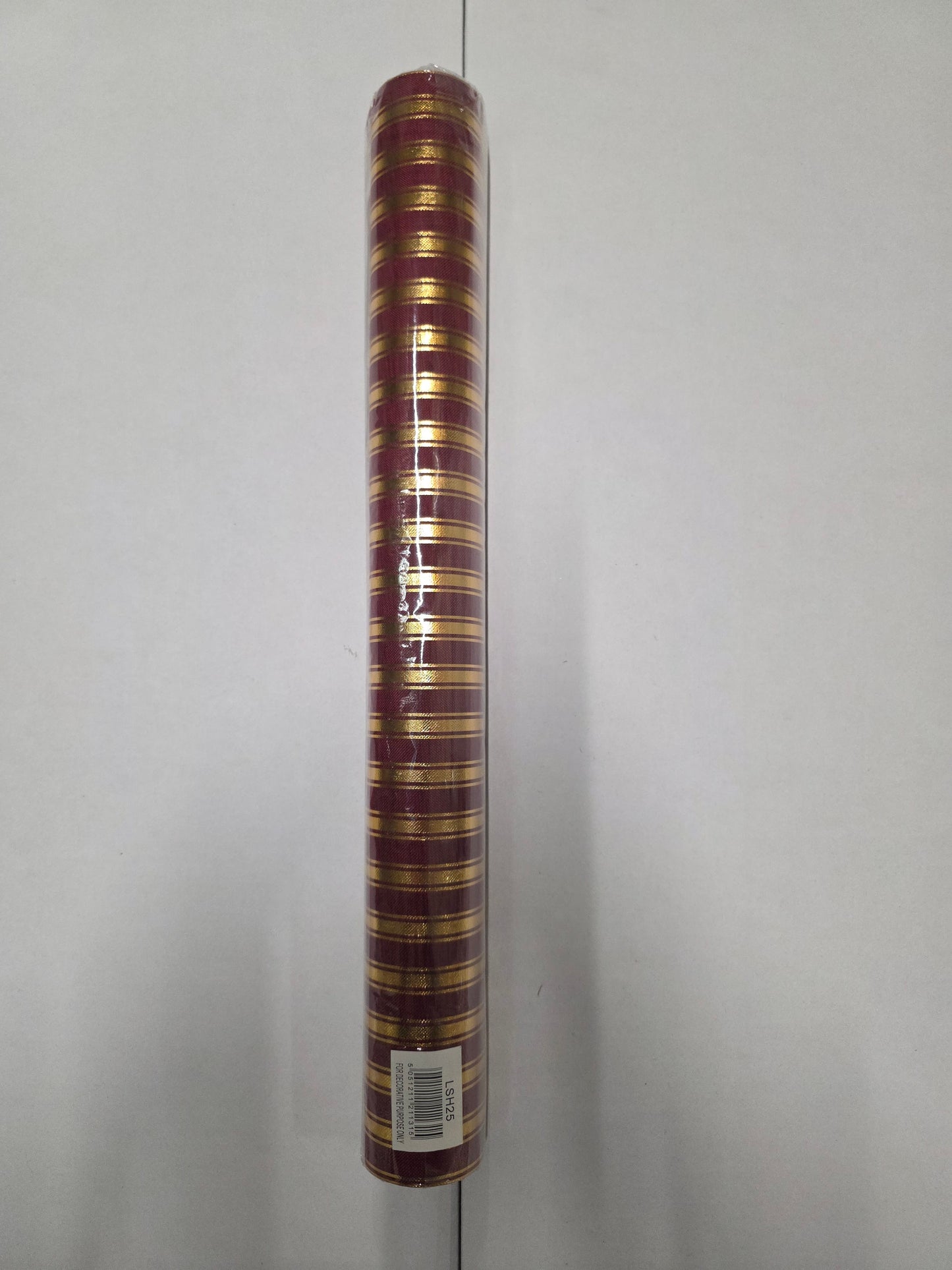 Jute Gold Red Stripe