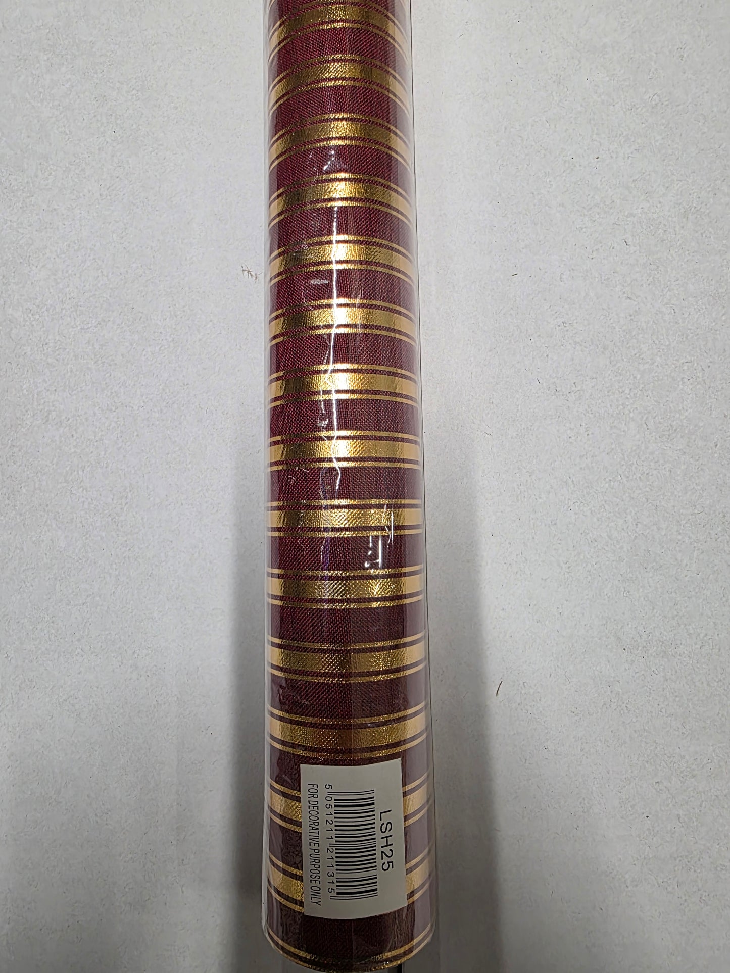 Jute Gold Red Stripe