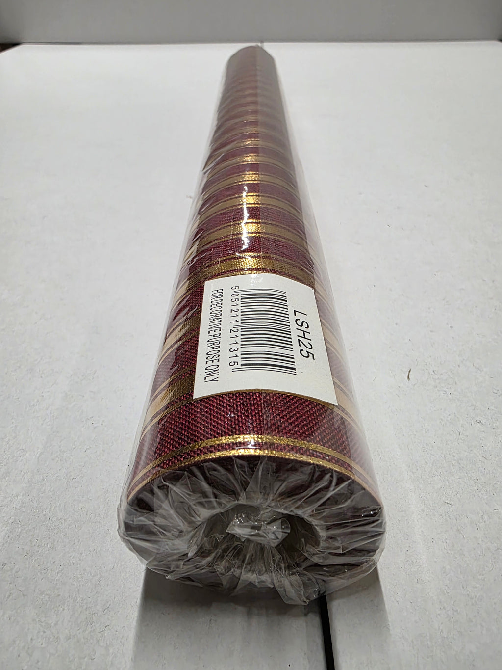 Jute Gold Red Stripe
