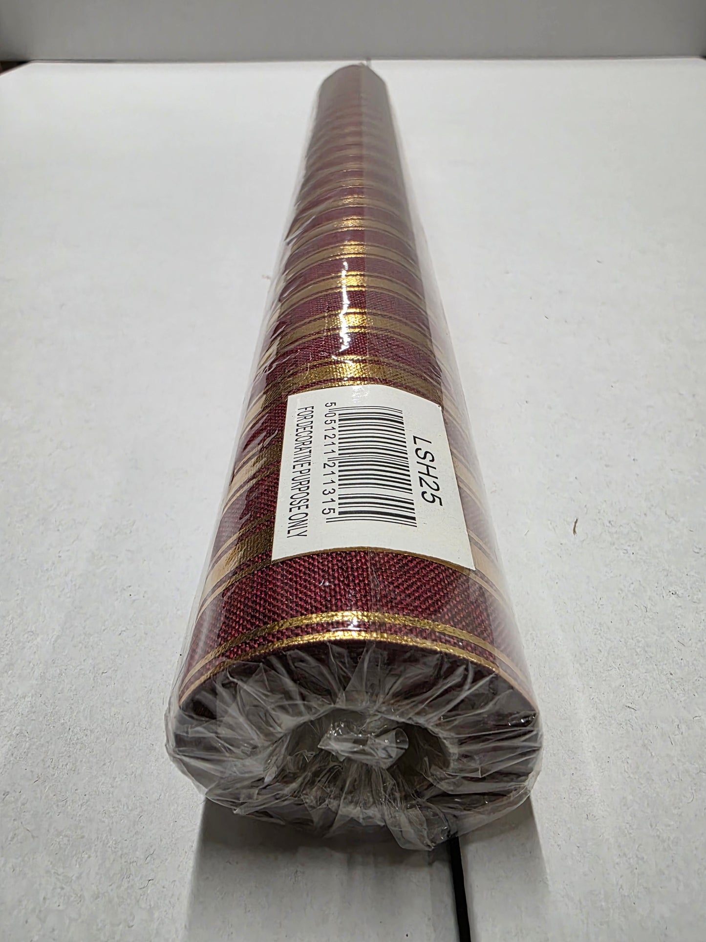 Jute Gold Red Stripe