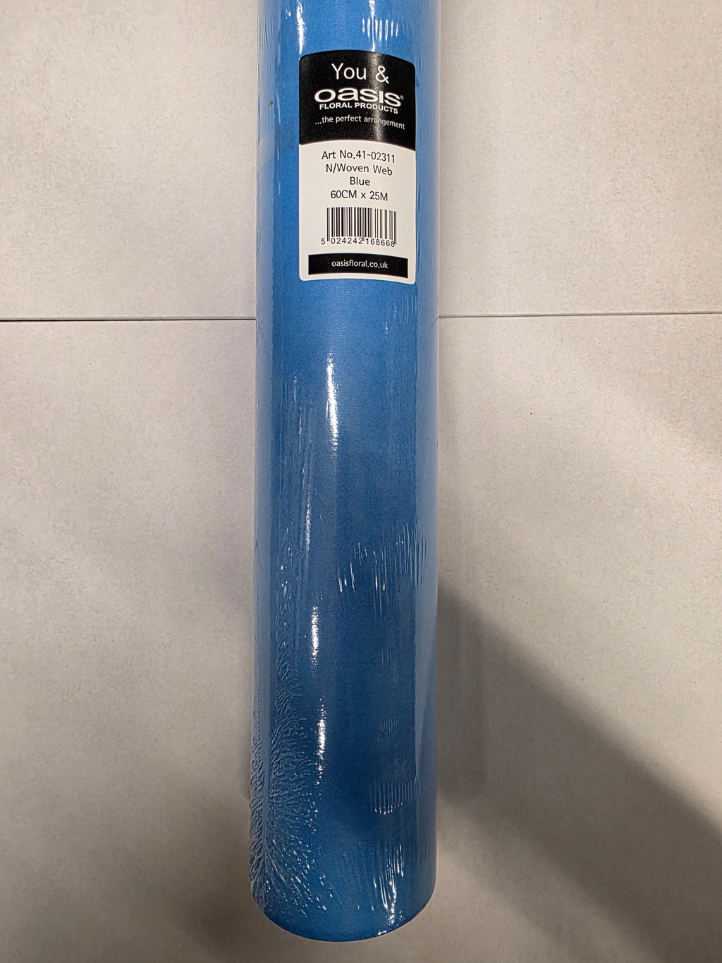 Non Woven Web Wrap Blue
