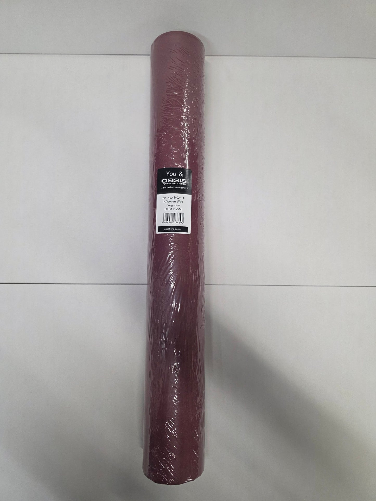Non Woven Web Wrap Burgundy
