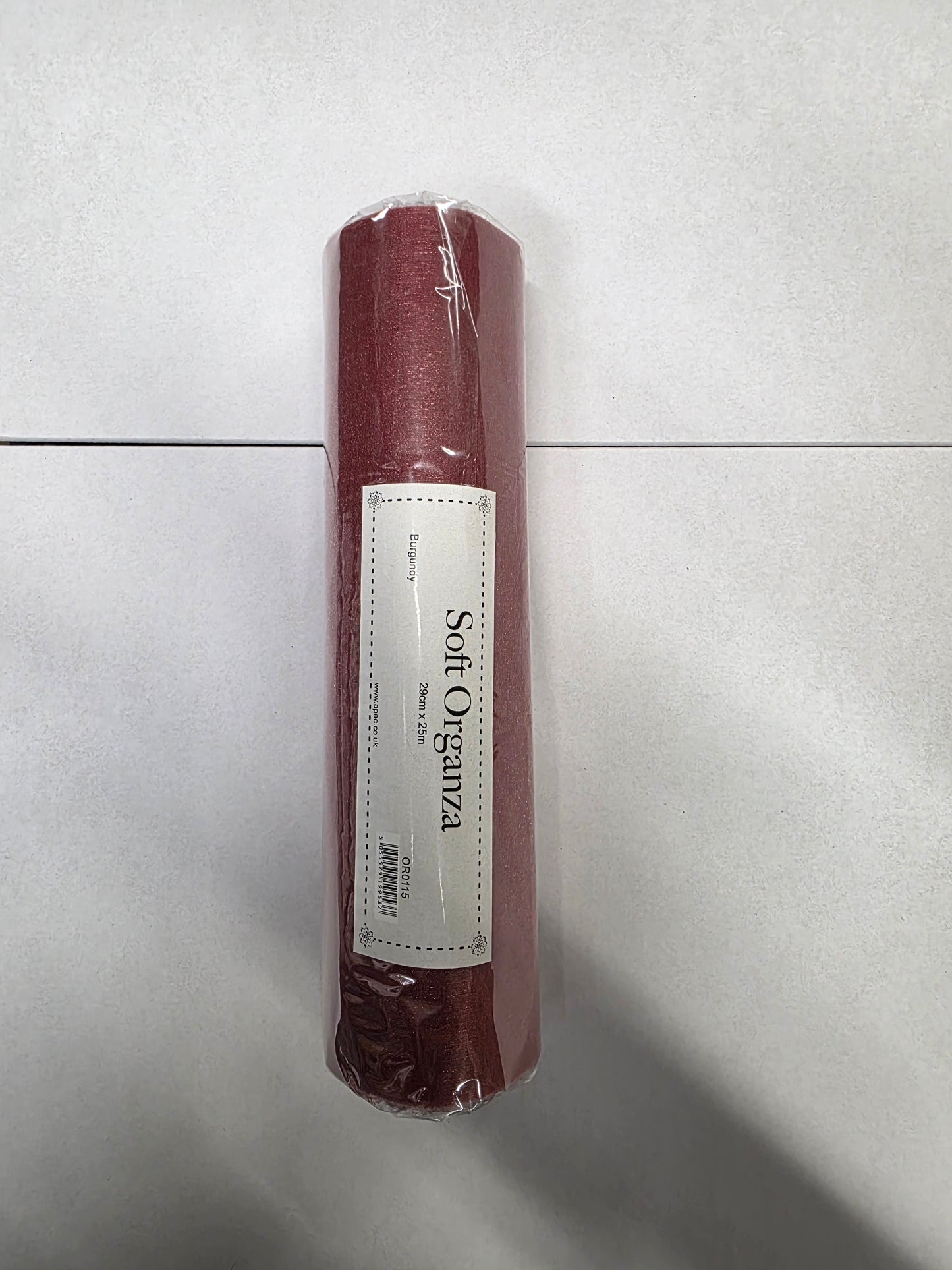 Organza Roll Burgundy