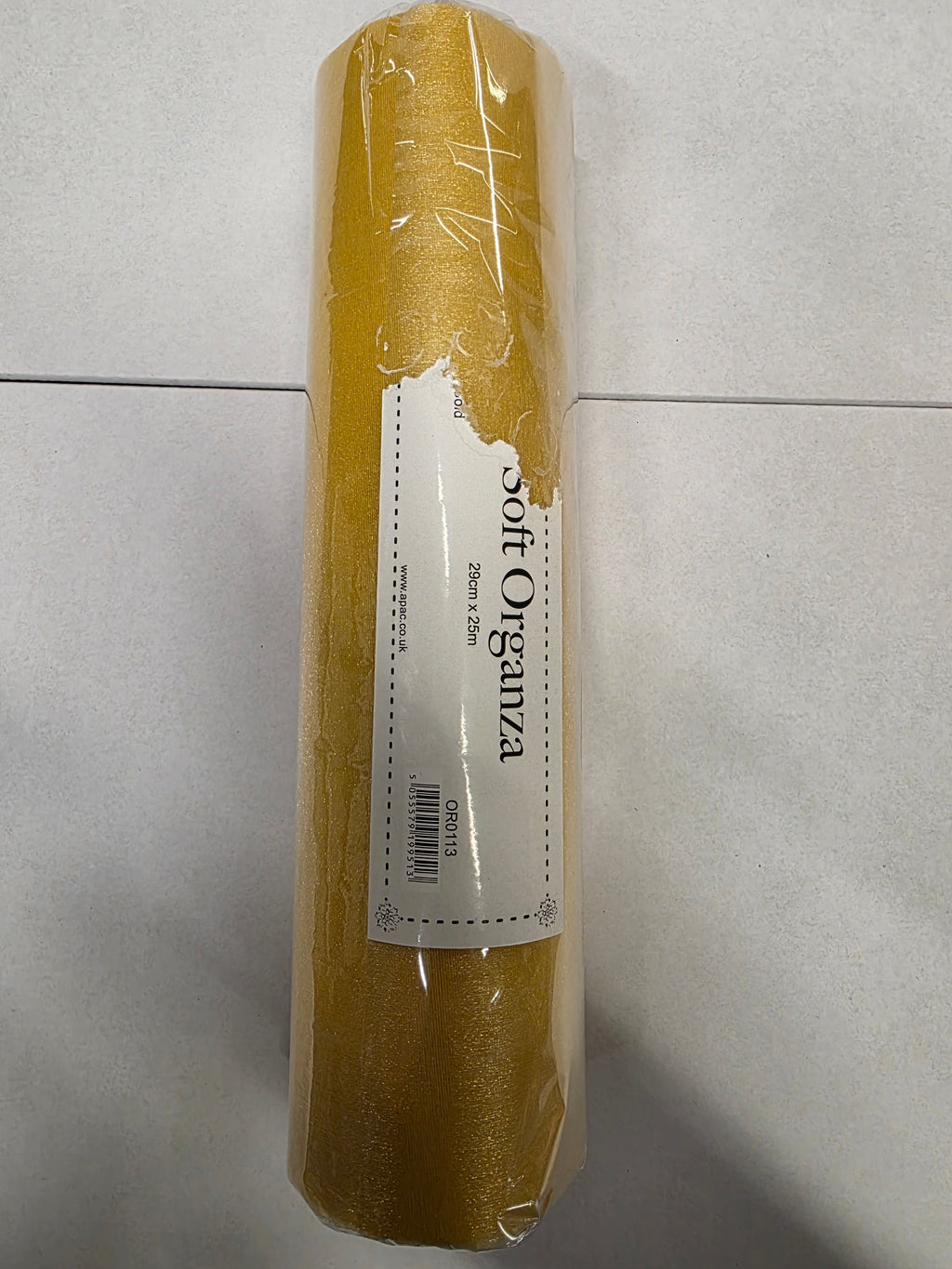 Organza Roll Gold
