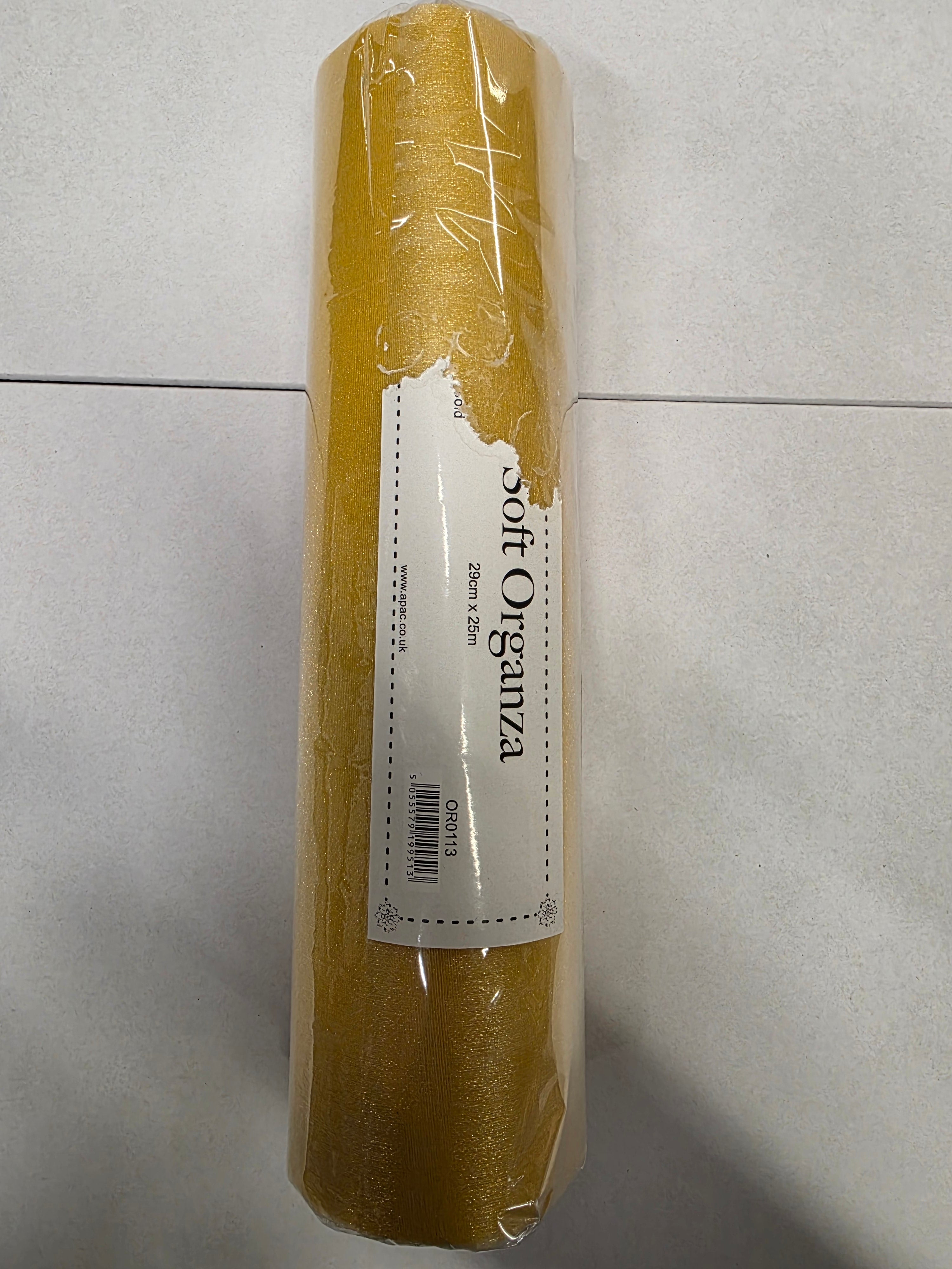 Organza Roll Gold