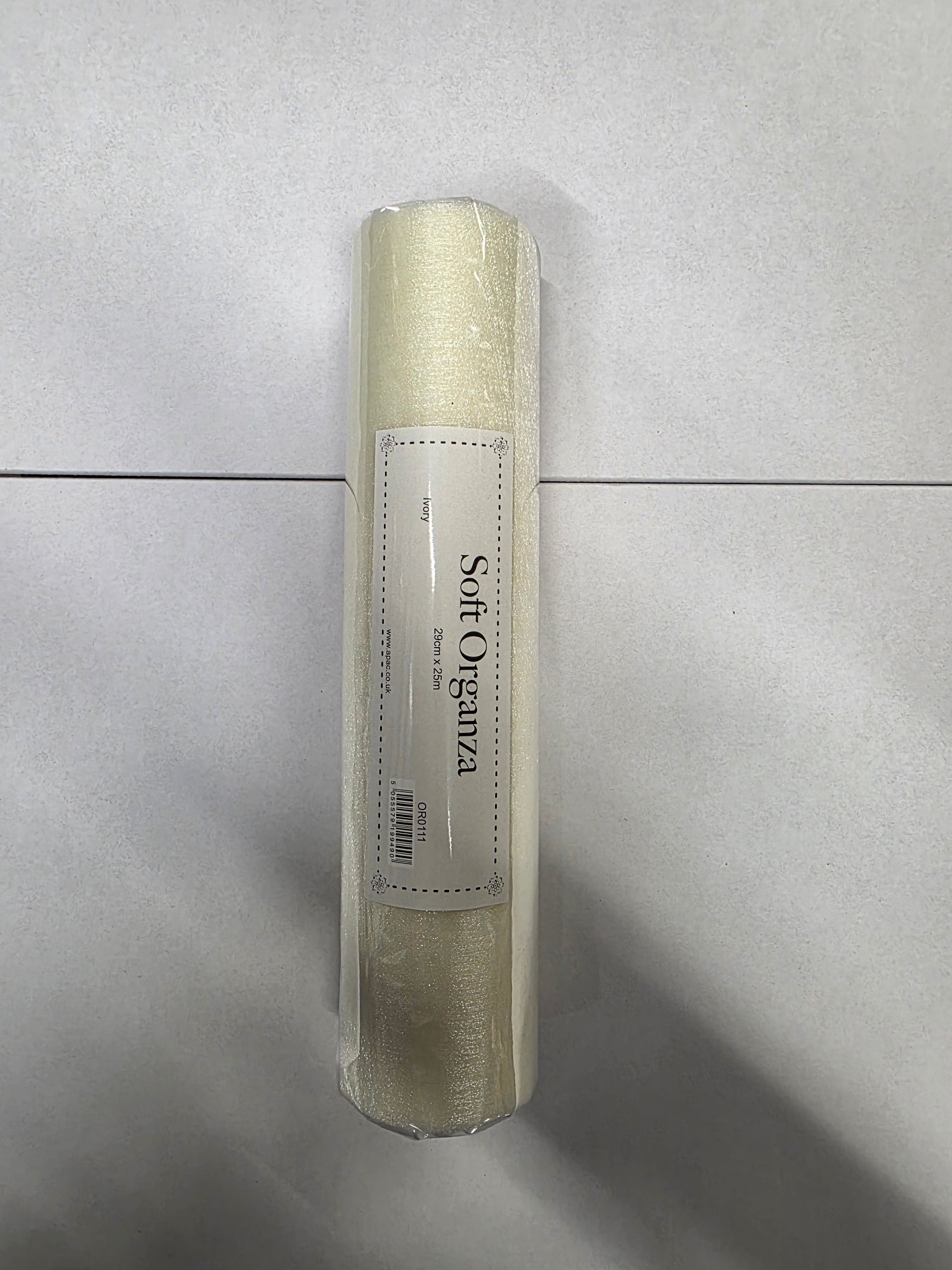 Organza Roll Ivory