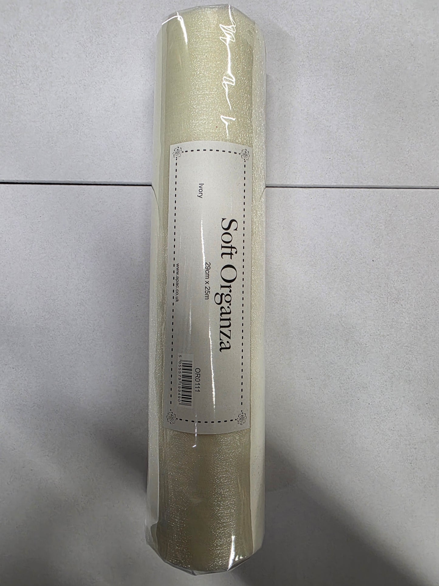 Organza Roll Ivory