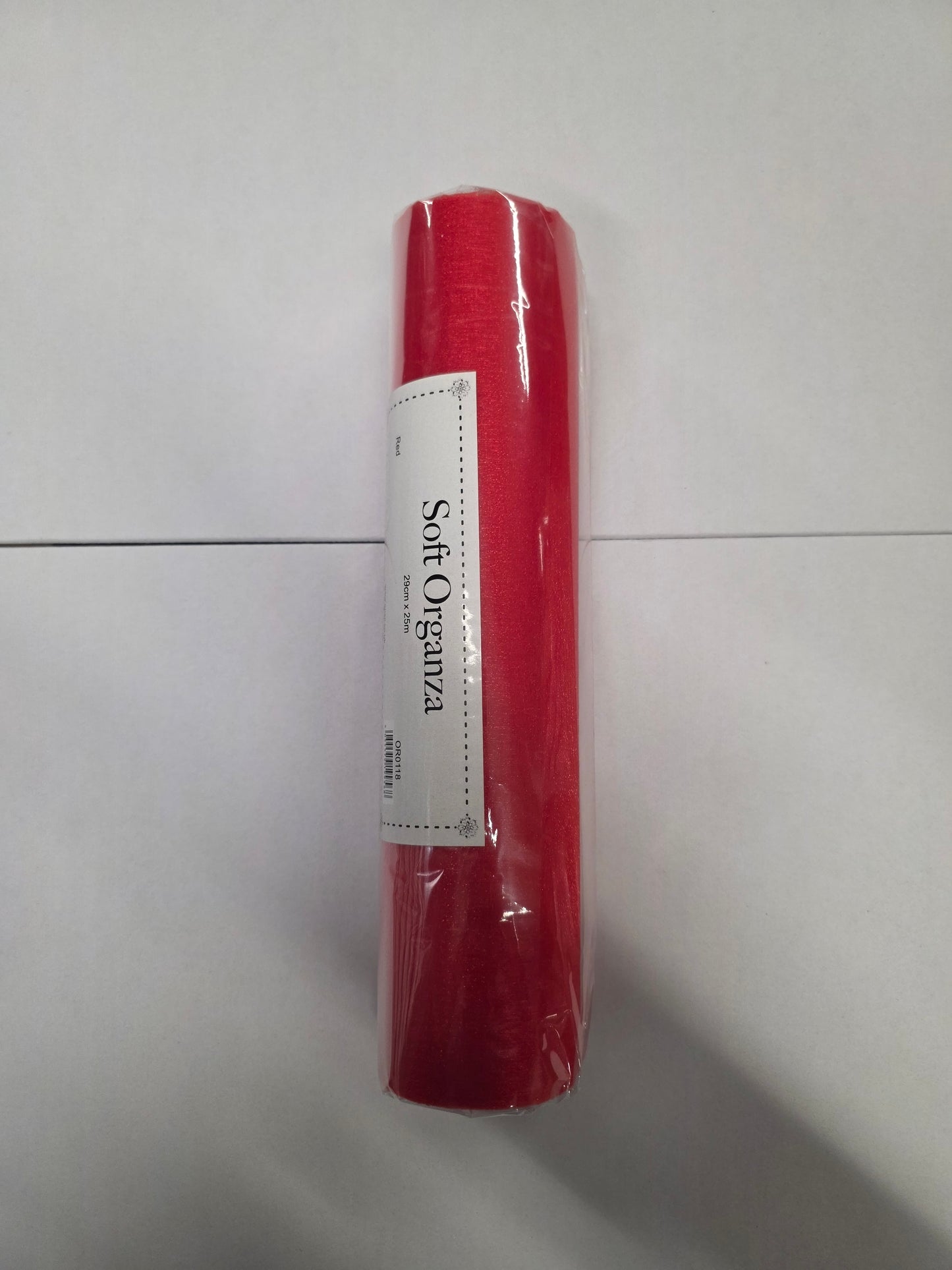 Organza Roll Red