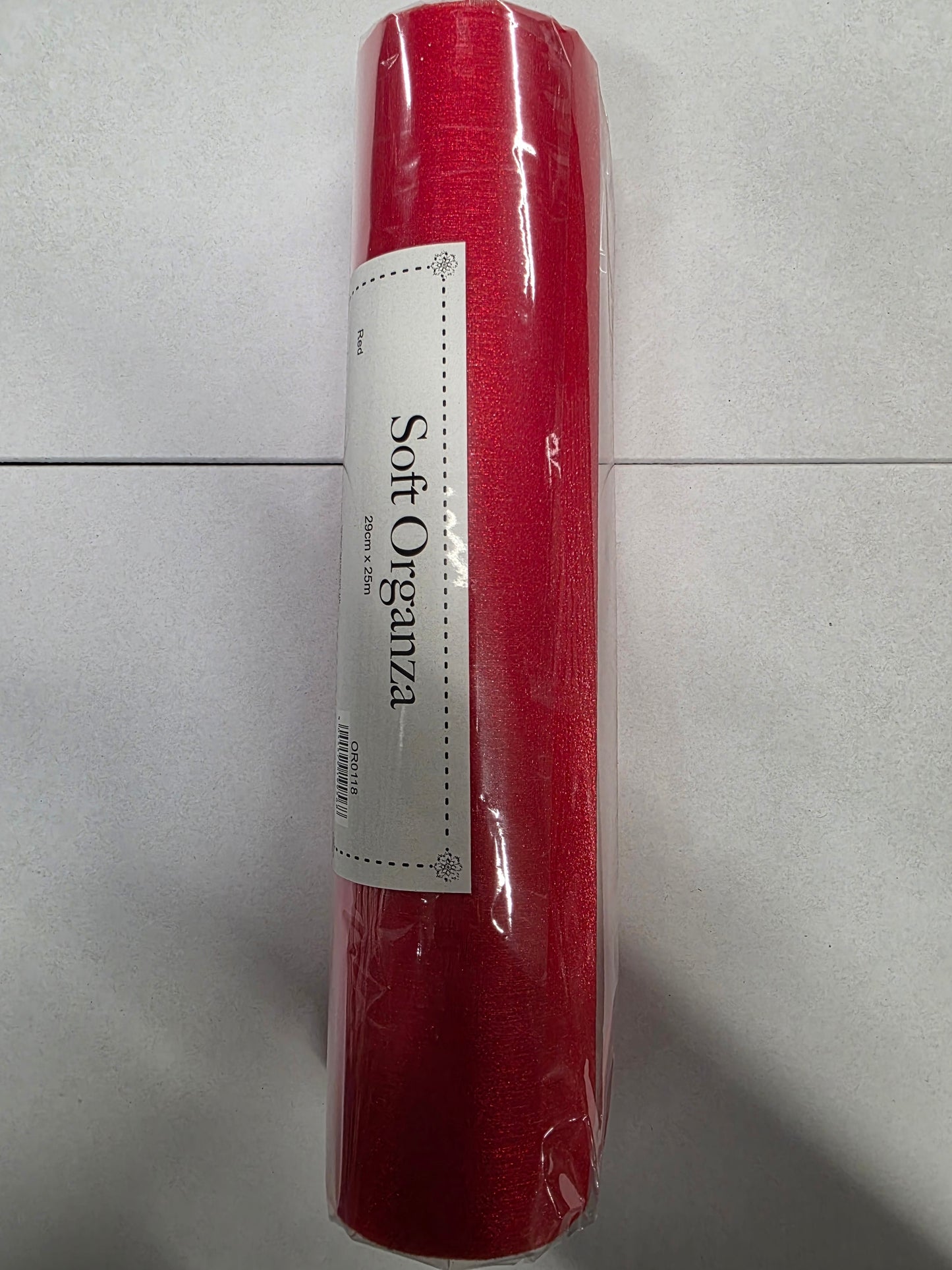 Organza Roll Red