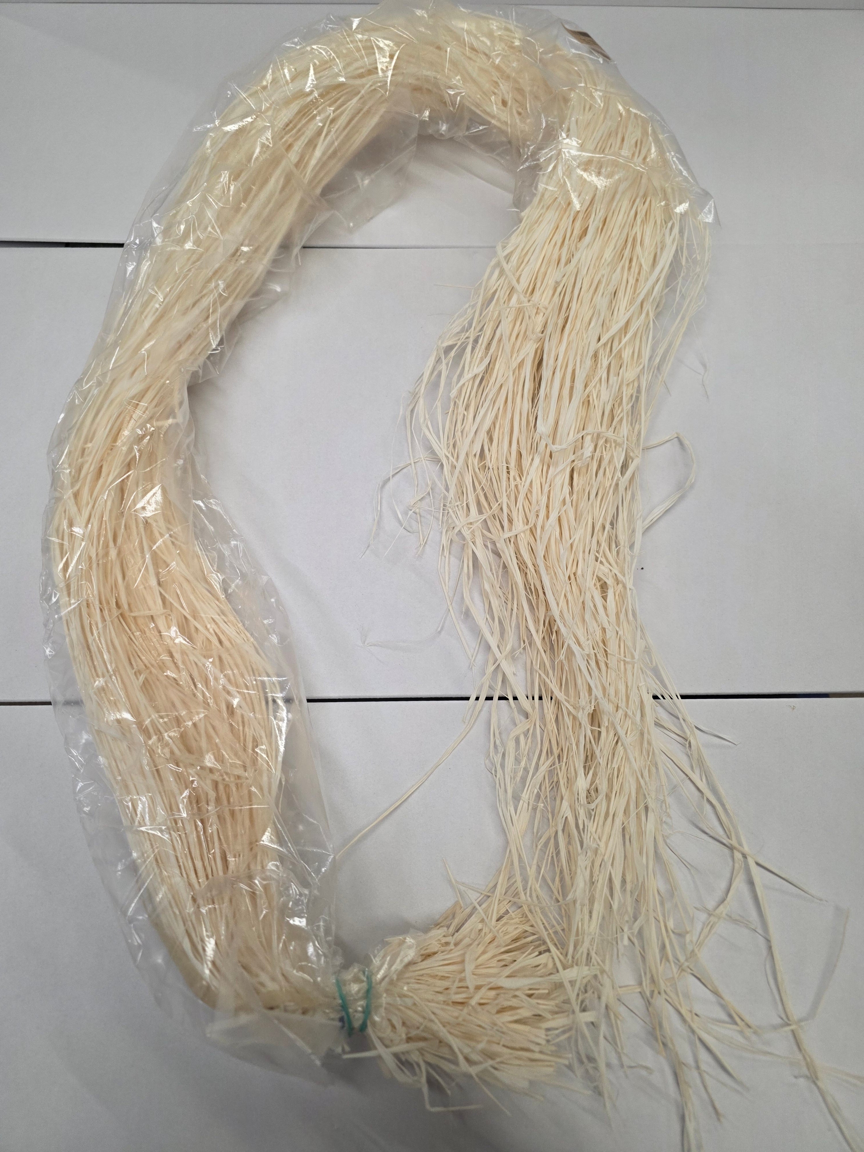 Raffia 250g Bleached White