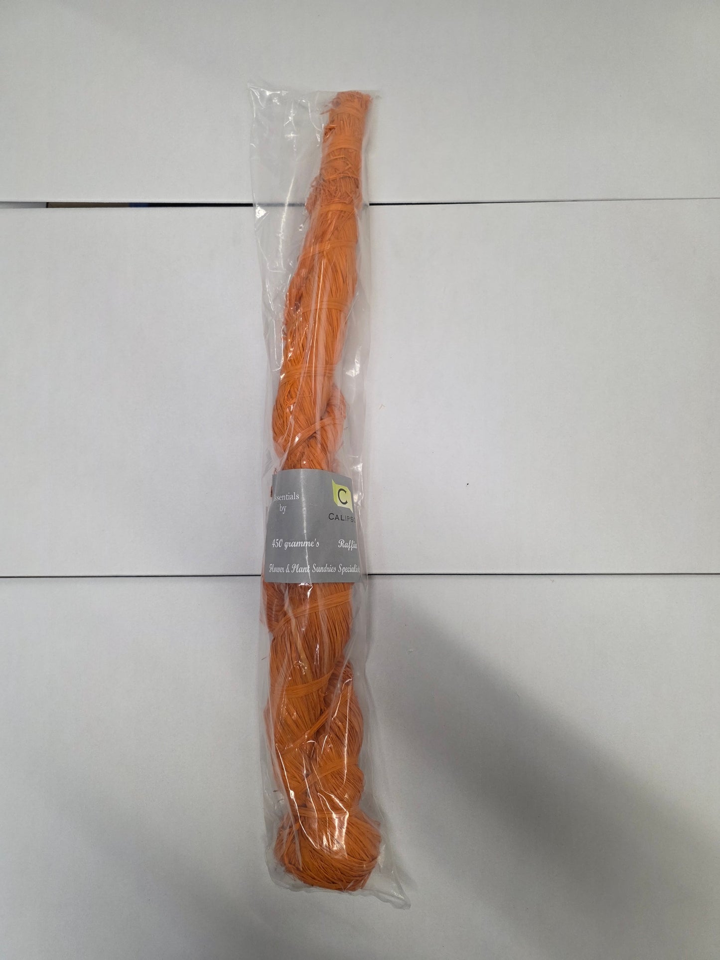 Raffia 450 Gram Orange Hank