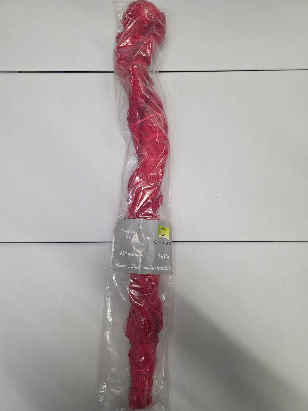 Raffia 450 Gram Red Hank