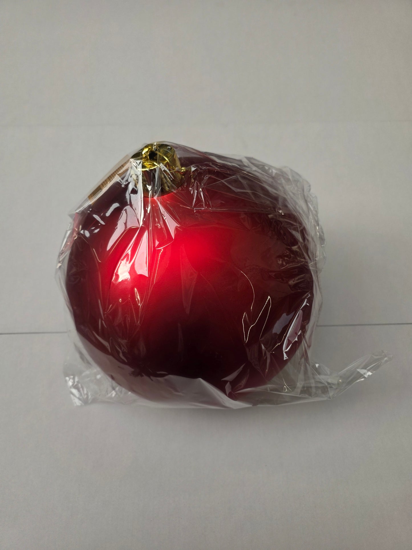 Bauble Unbreakable 30cm Matt Red X1