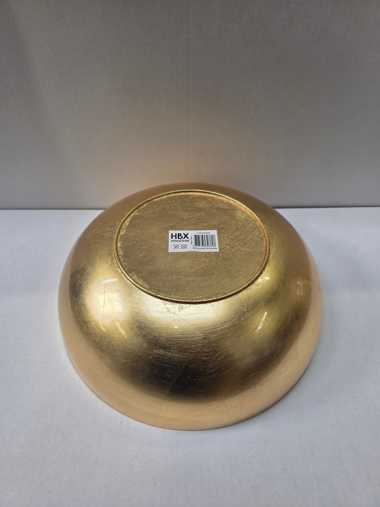 Bowl Melam Gold 30 X 10cm