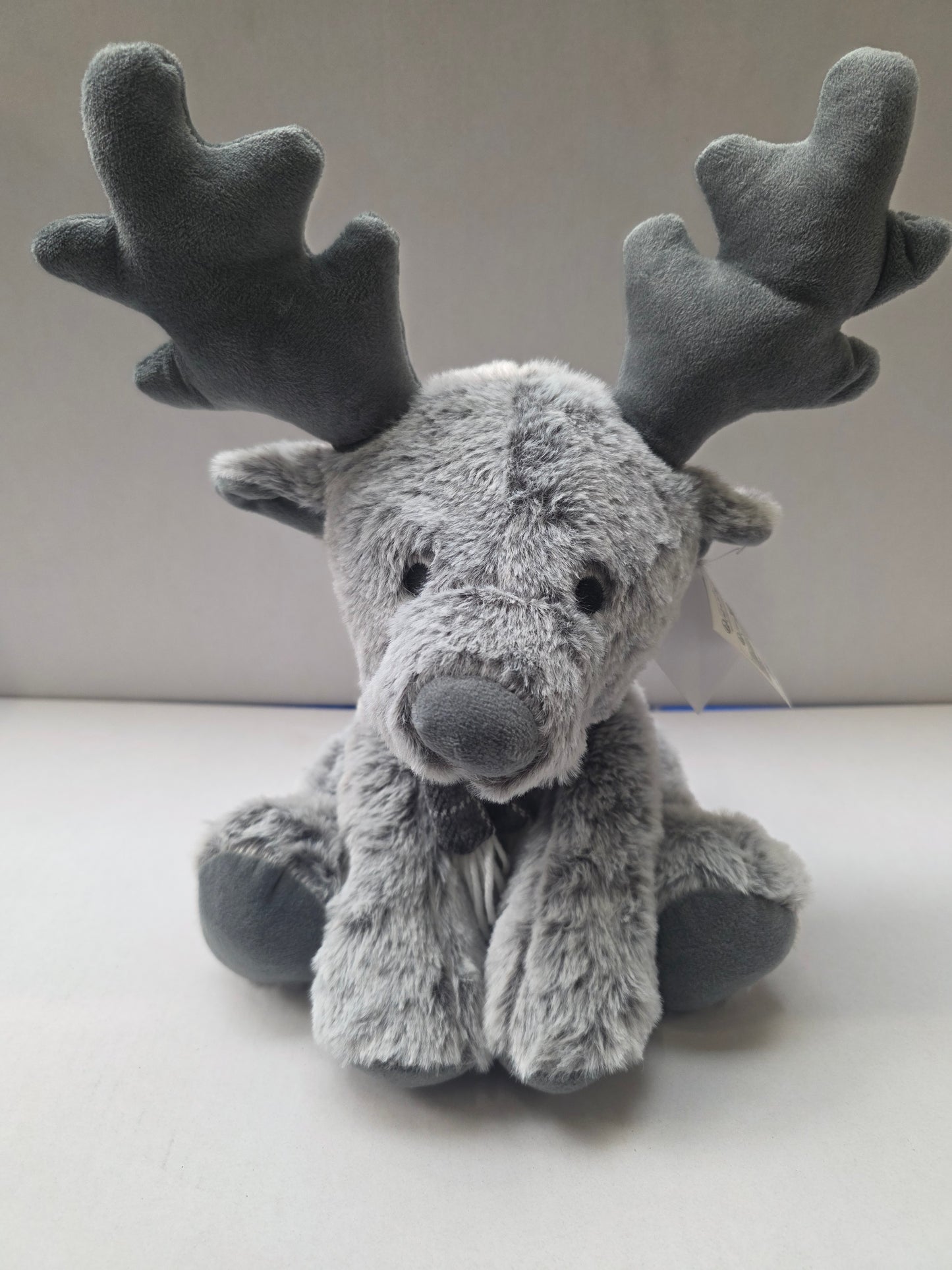 Reindeer Door Stop 22cm Grey