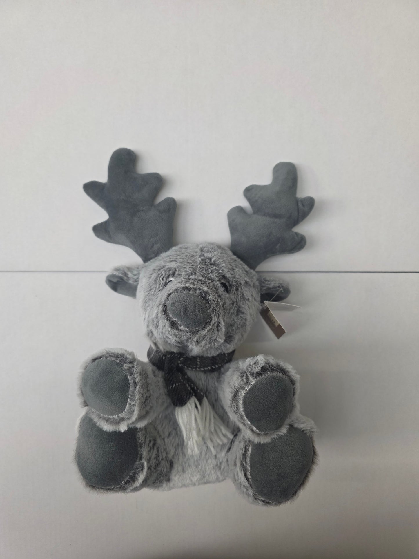 Reindeer Door Stop 22cm Grey