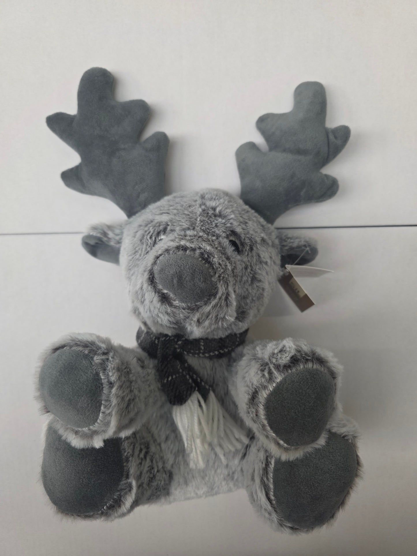Reindeer Door Stop 22cm Grey