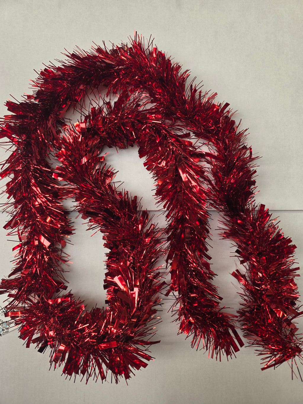 Tinsel 6 Ply Red  (PACK OF 3)