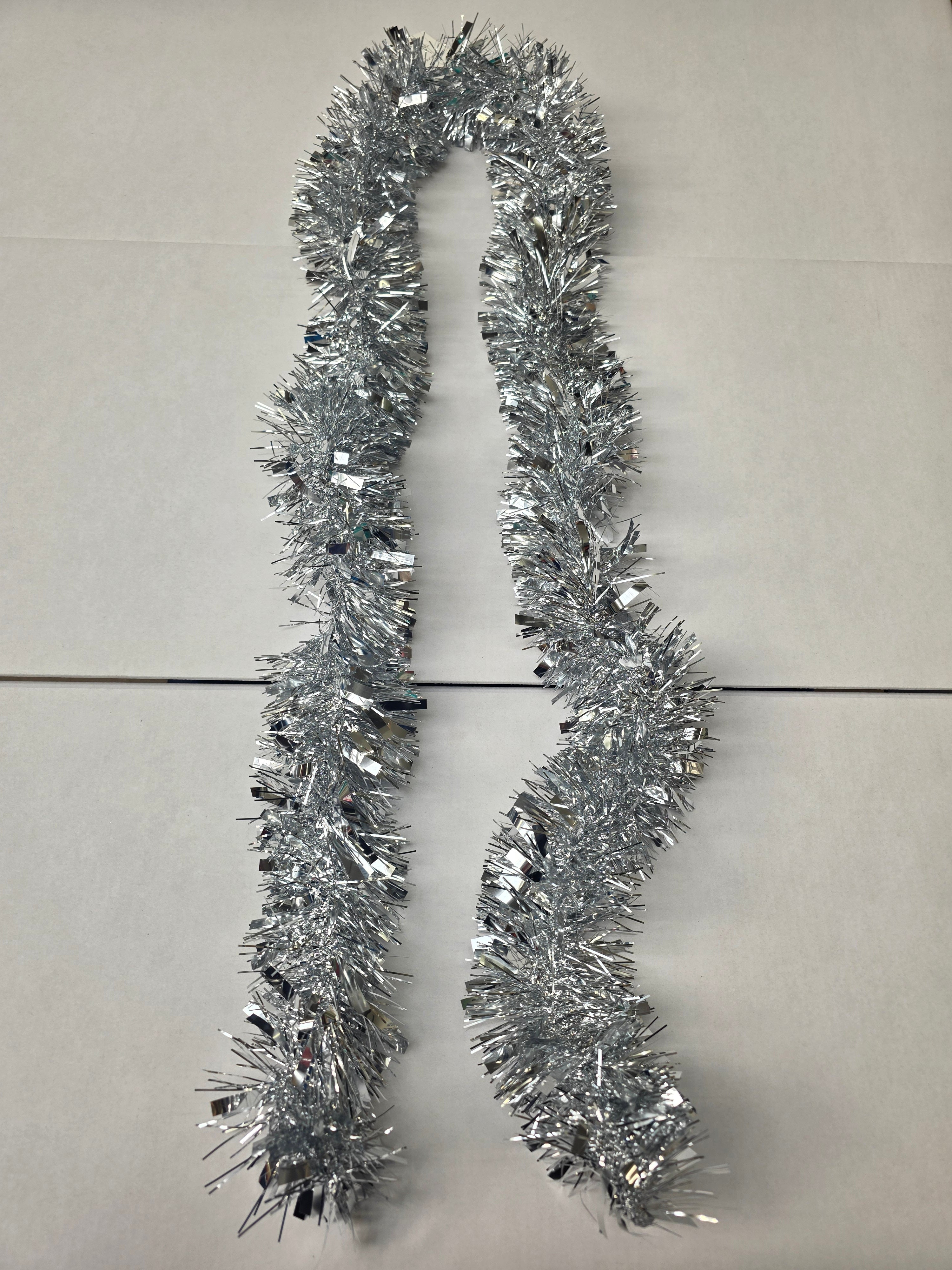 Tinsel 6 Ply Silver  (PACK OF 3)