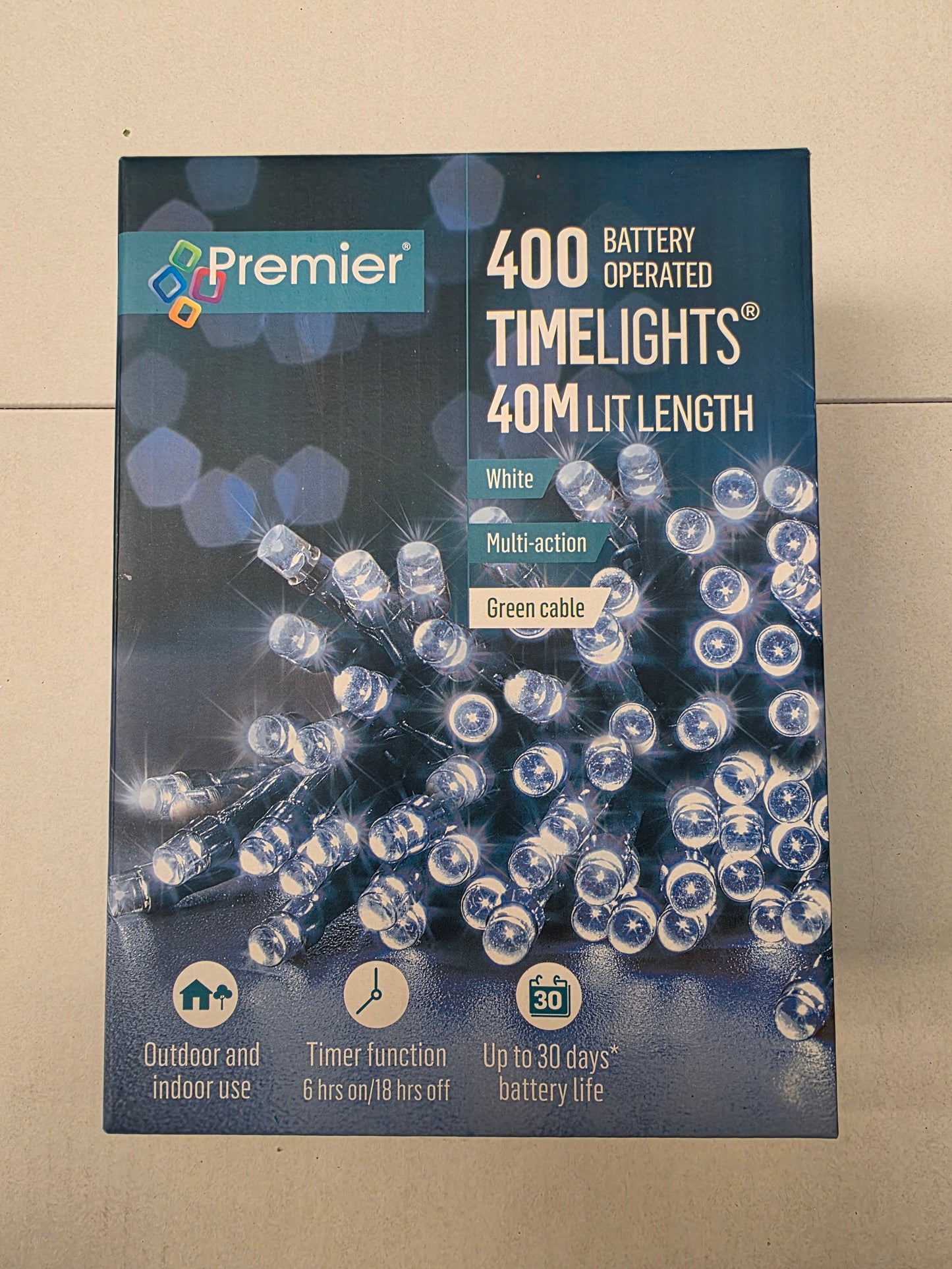 L E D Light White X400 Battery Operated