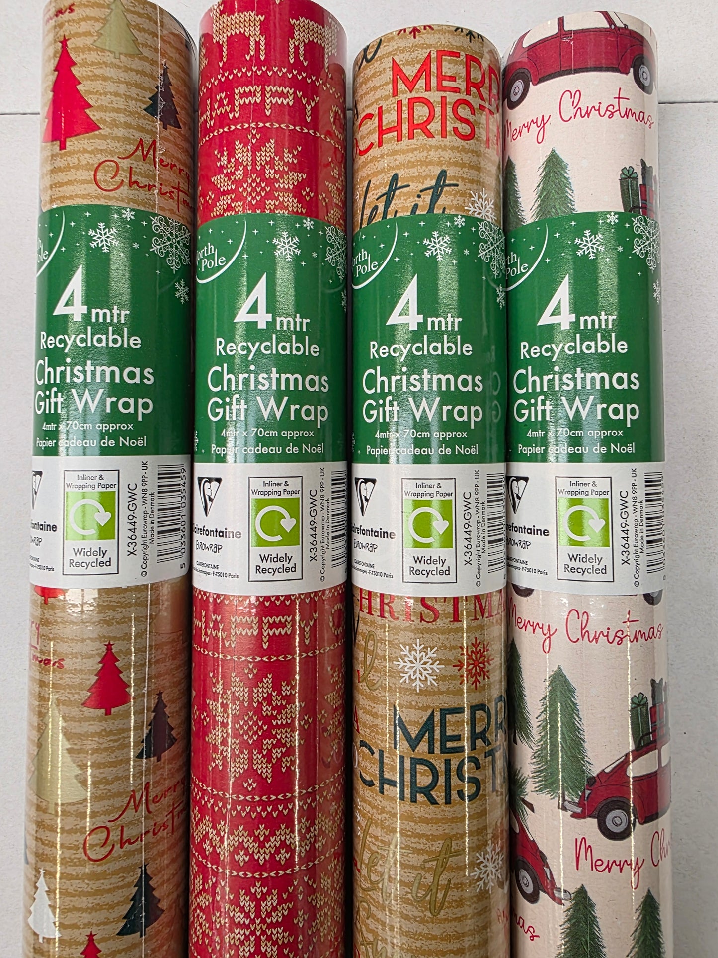 Christmas Gift Wrap 4m (PACK OF 3)