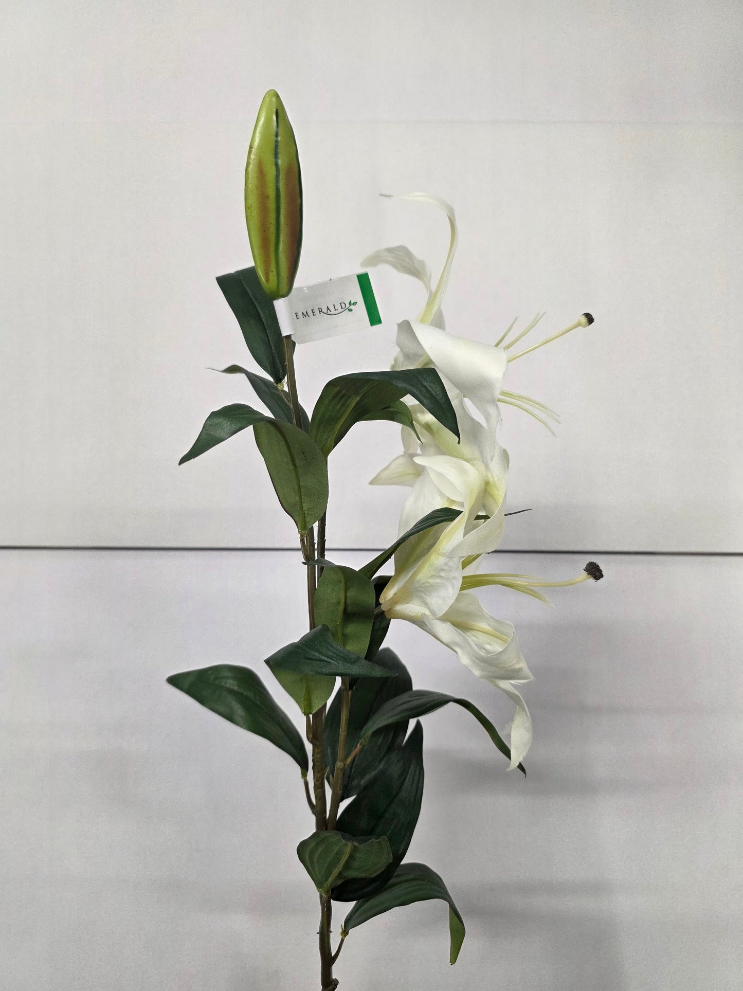Artificial Lily Spray White 95 Cm
