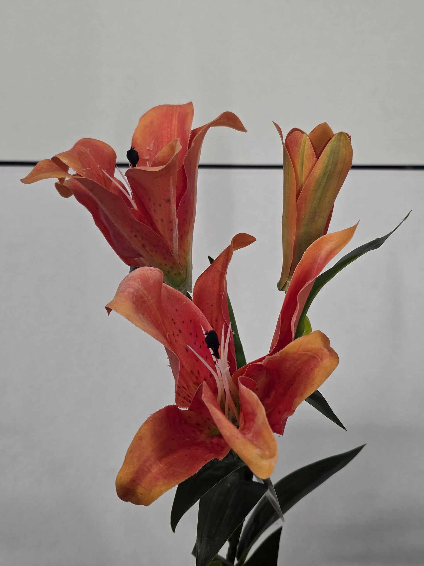 Artificial Tiger Lily Orange
