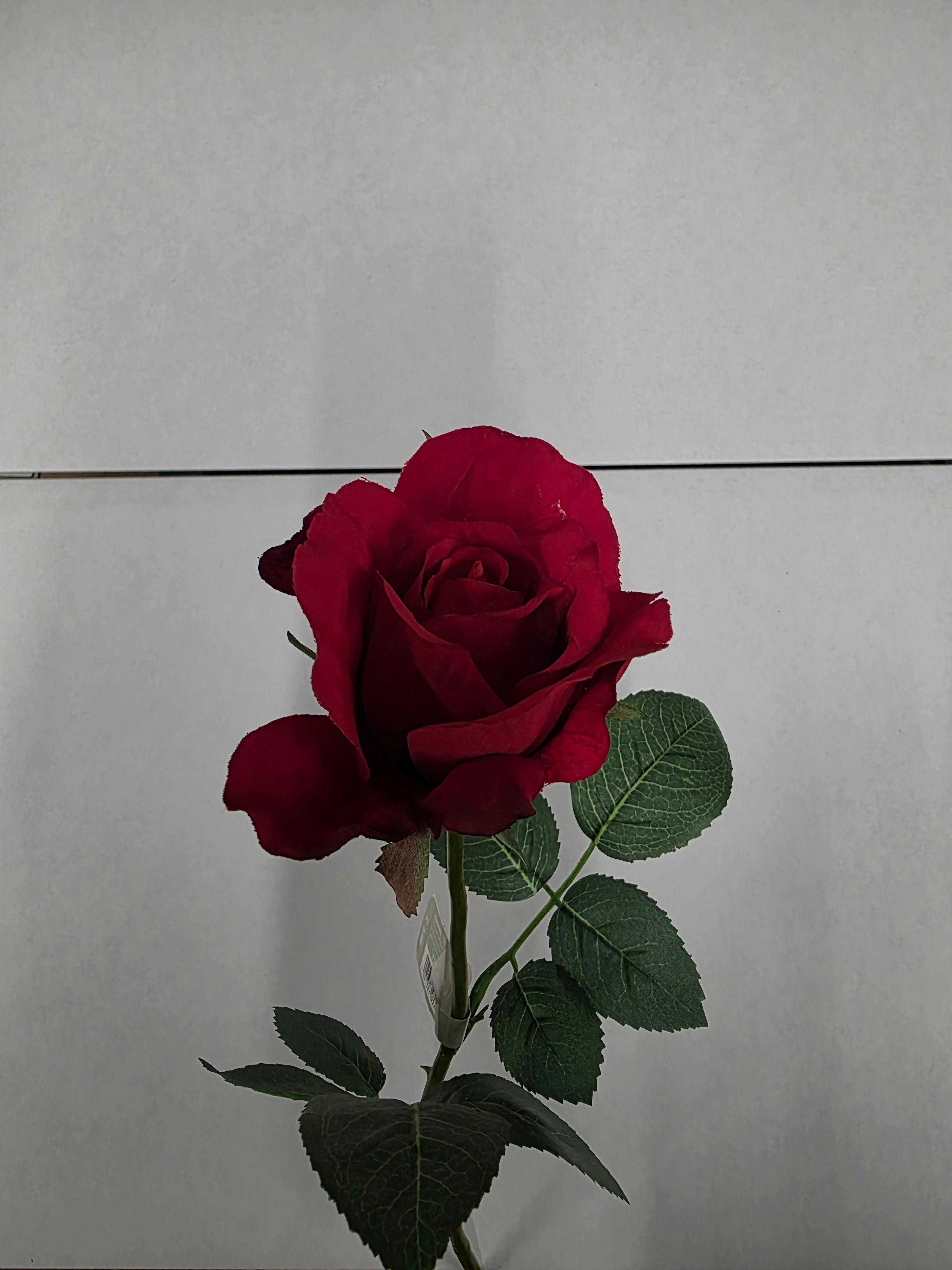 Artificial Amelia Rose Bud Red (PACK OF 2)