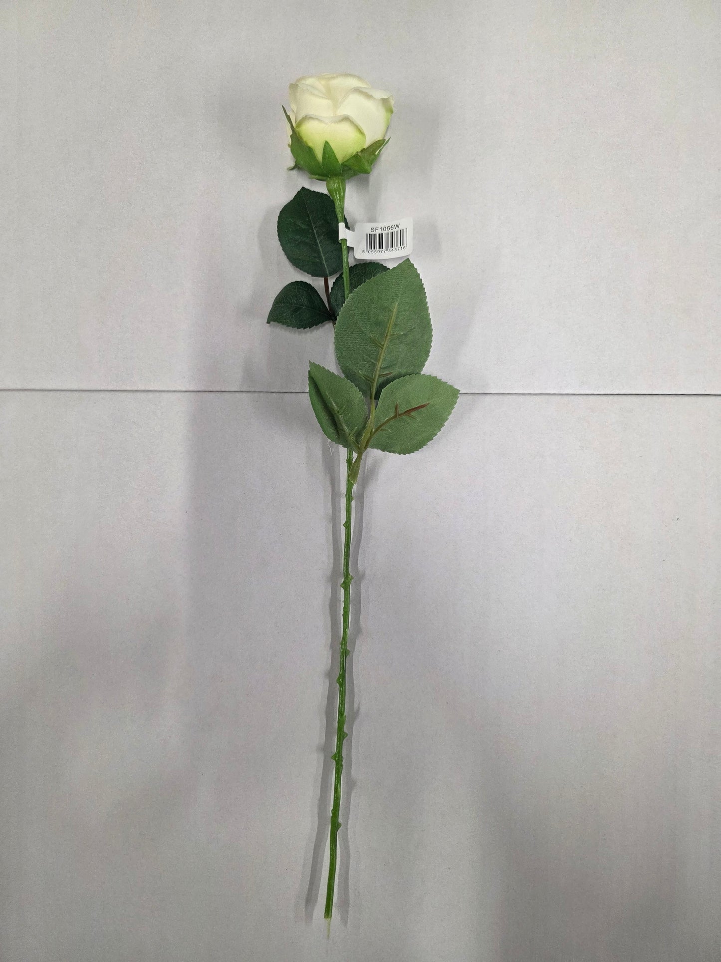 Artificial Buckingham Rose White (PACK OF 3)