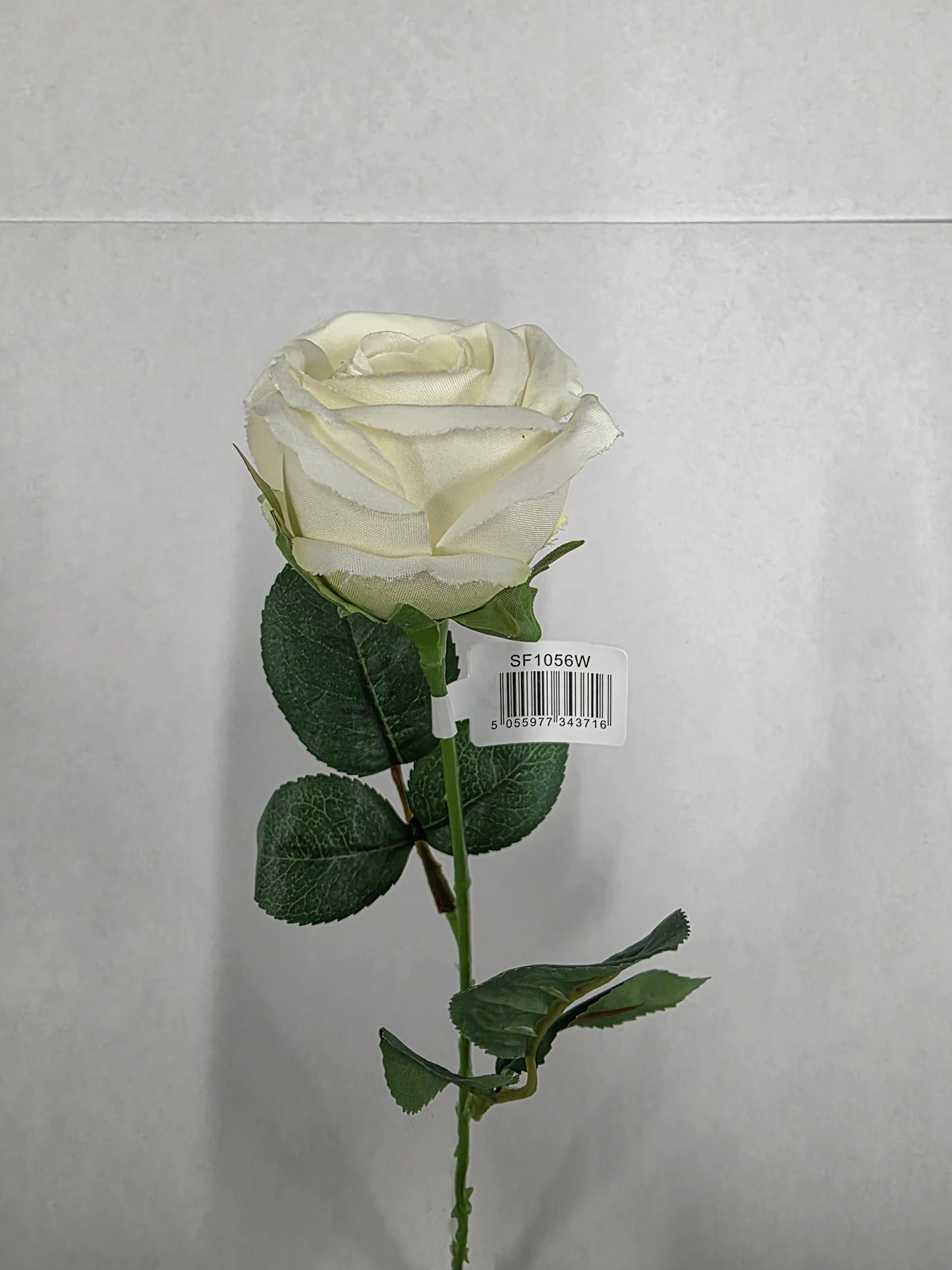 Artificial Buckingham Rose White (PACK OF 3)