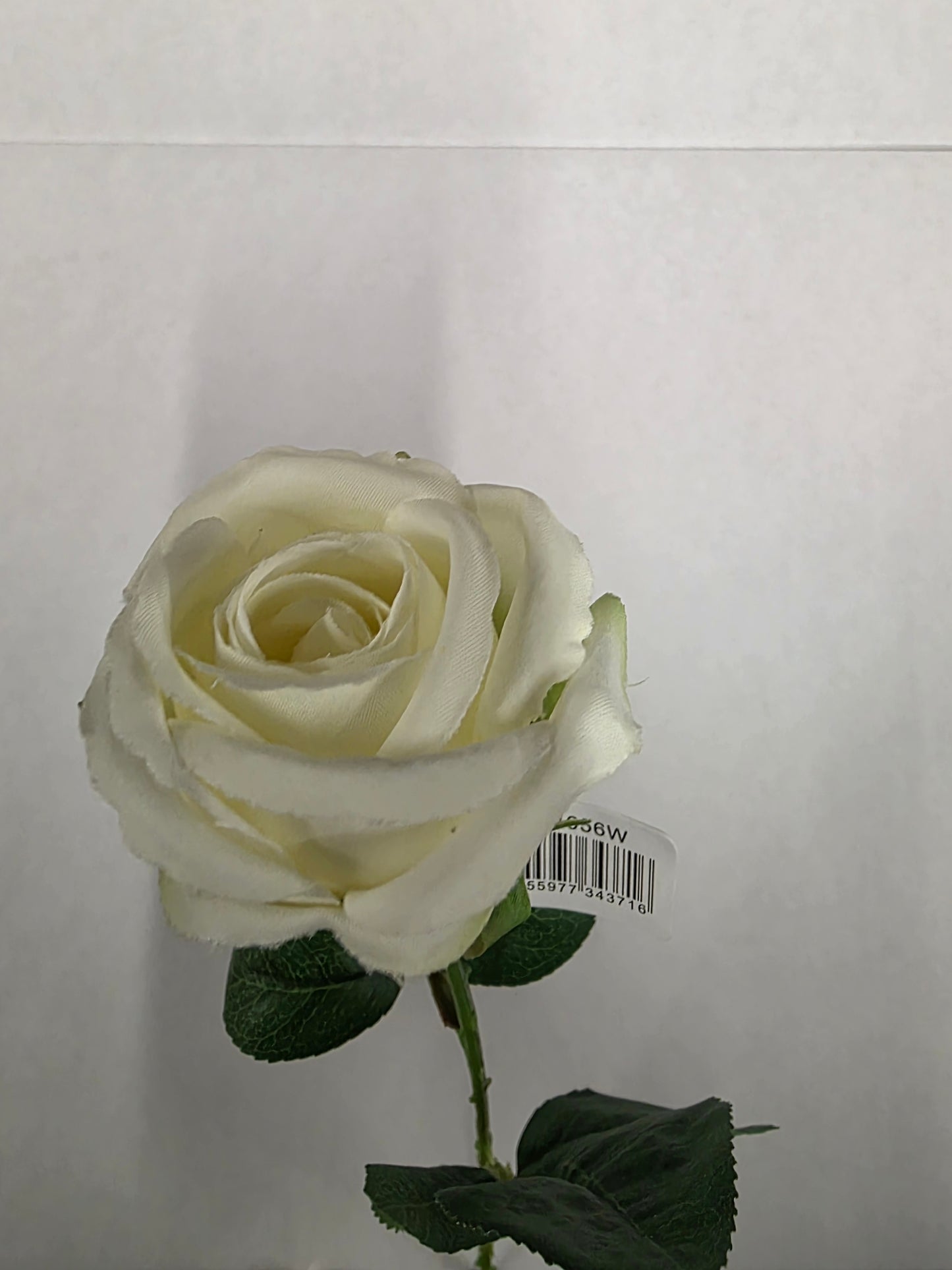 Artificial Buckingham Rose White (PACK OF 3)