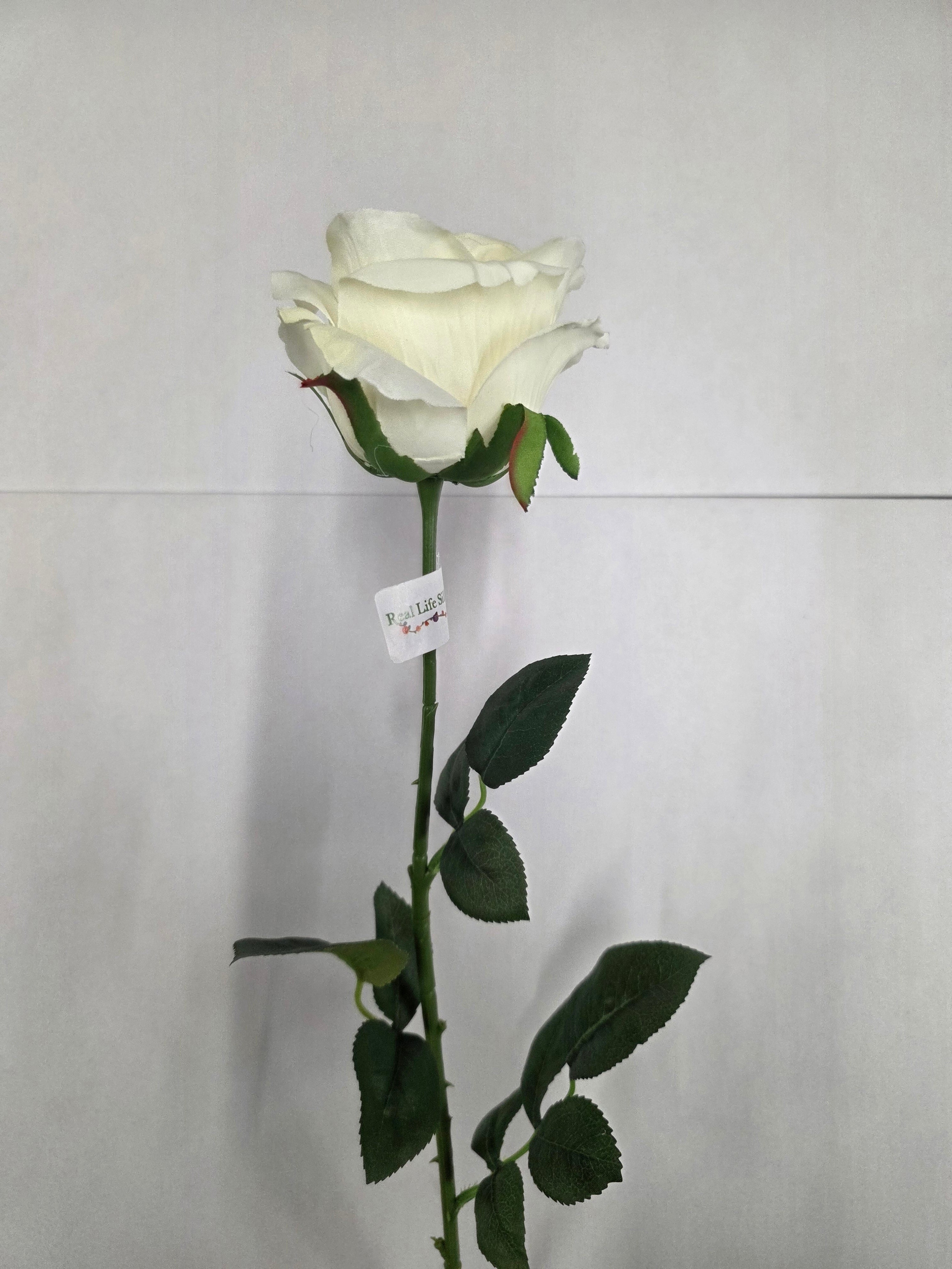 Artificial Camelot Open Rose Small Bridal Ivory (PACK OF 2)