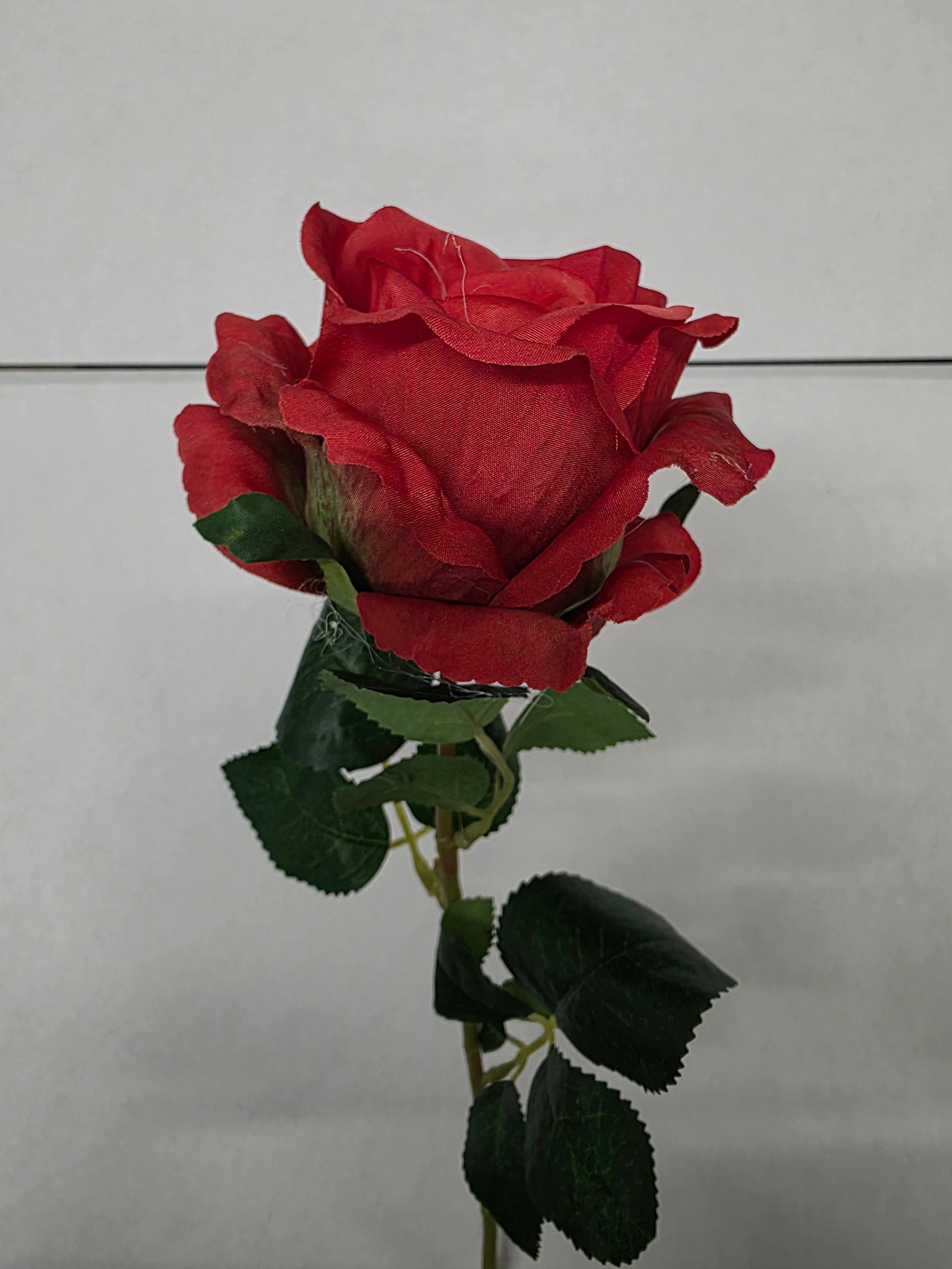 Artificial Essential Garden Rose Red (PACK OF 3)