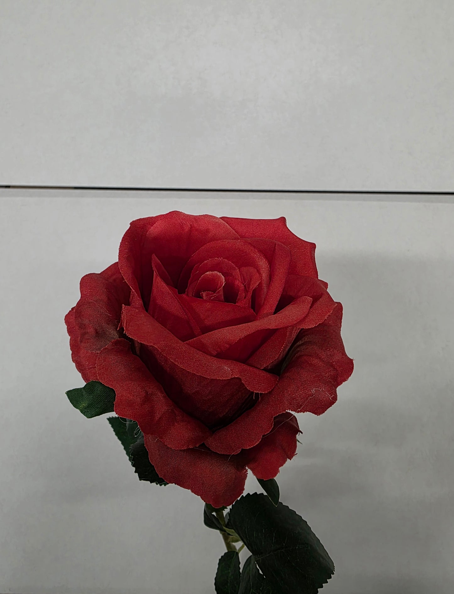 Artificial Essential Garden Rose Red (PACK OF 3)