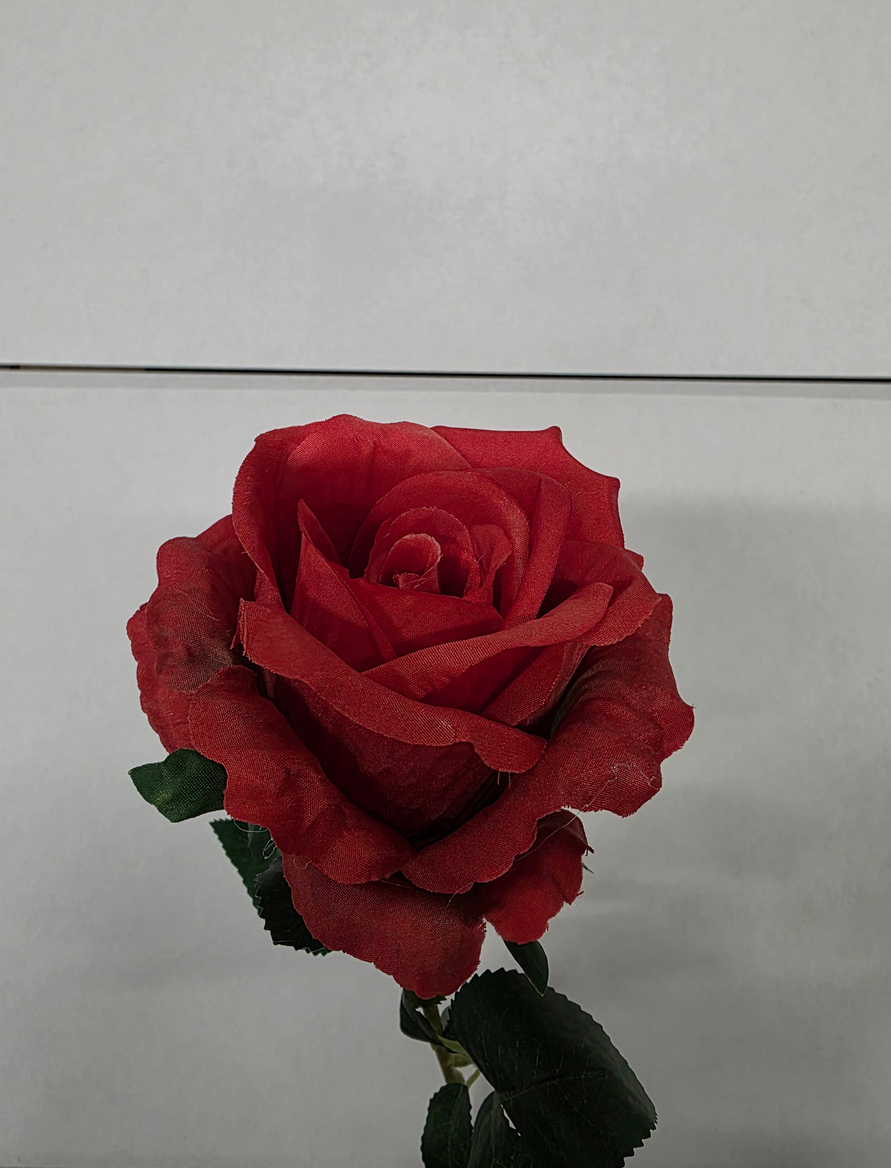 Artificial Essential Garden Rose Red (PACK OF 3)
