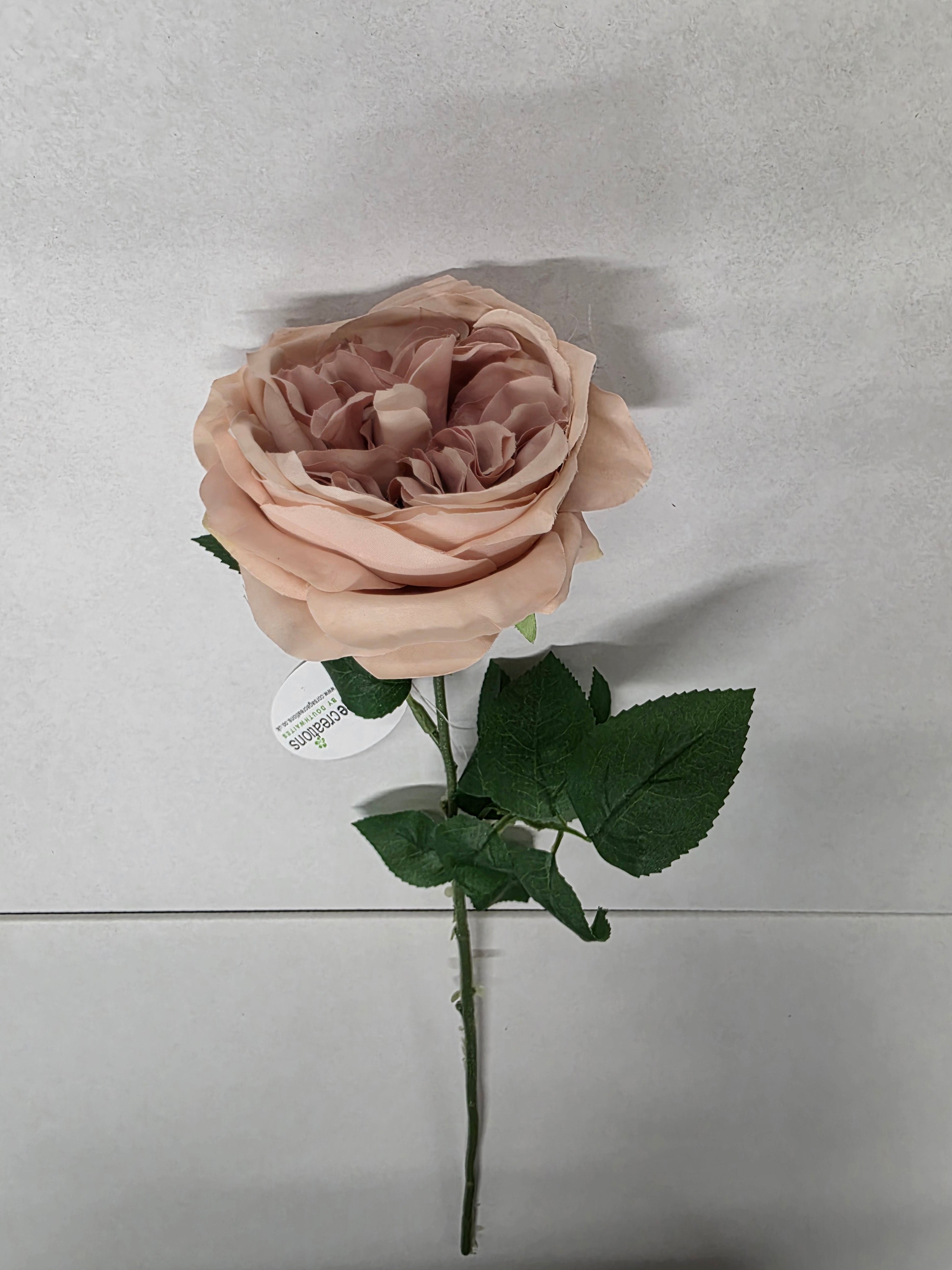 Artificial Garden Rose Antique Mauve (PACK OF 2)