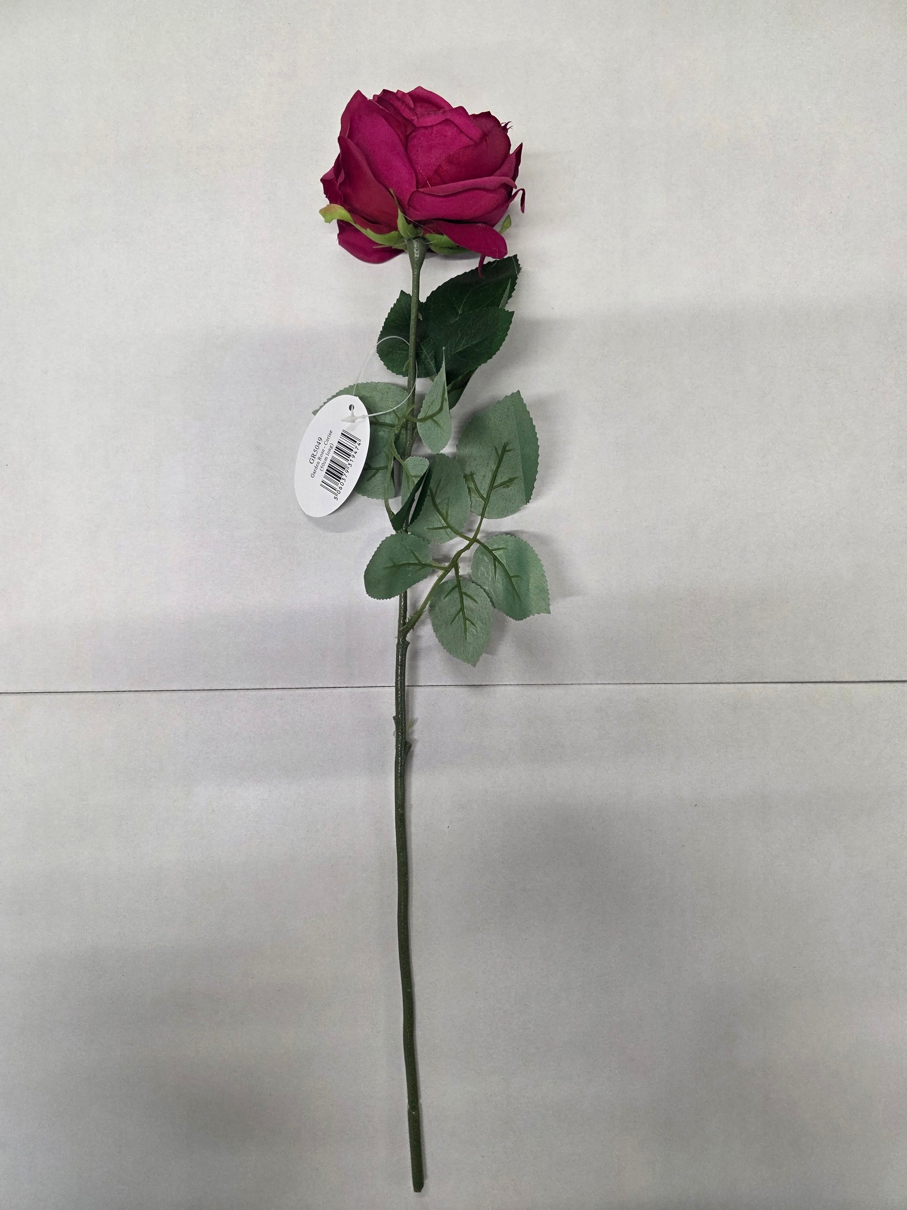 Artificial Garden Rose Cerise(PACK OF 2)
