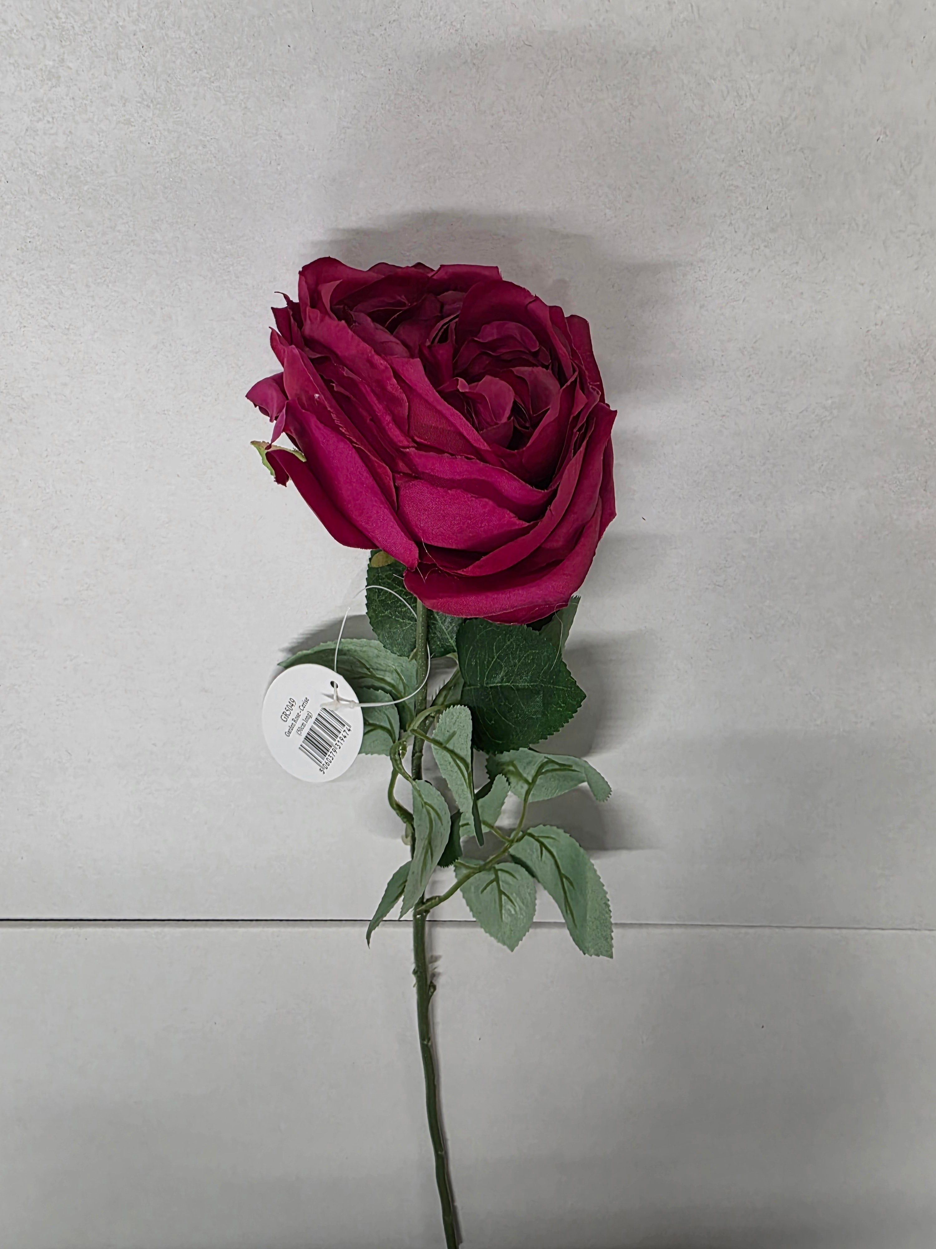 Artificial Garden Rose Cerise(PACK OF 2)