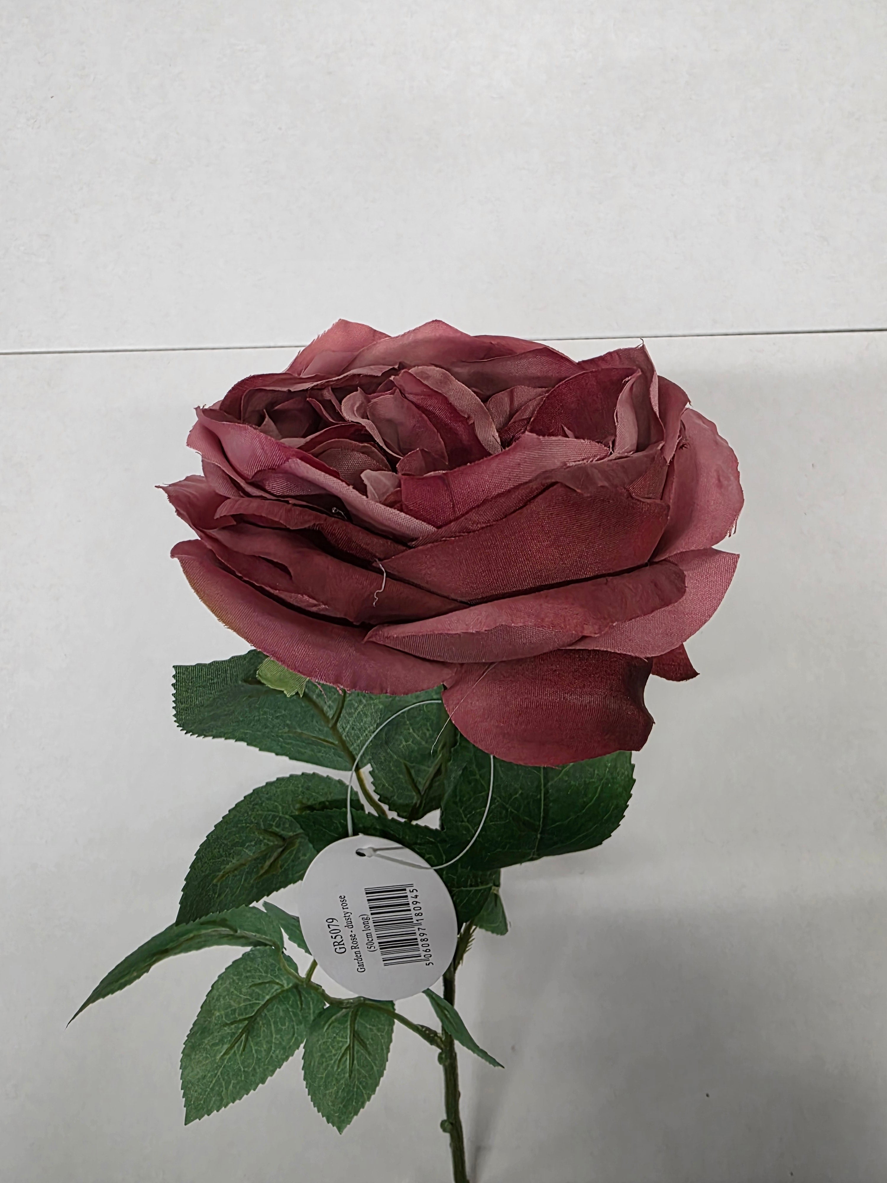 Artificial Garden Rose Dusty Rose (PACK OF 2)