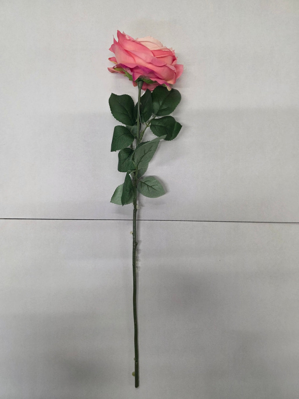 Artificial Garden Rose Hot Pink (PACK OF 2)