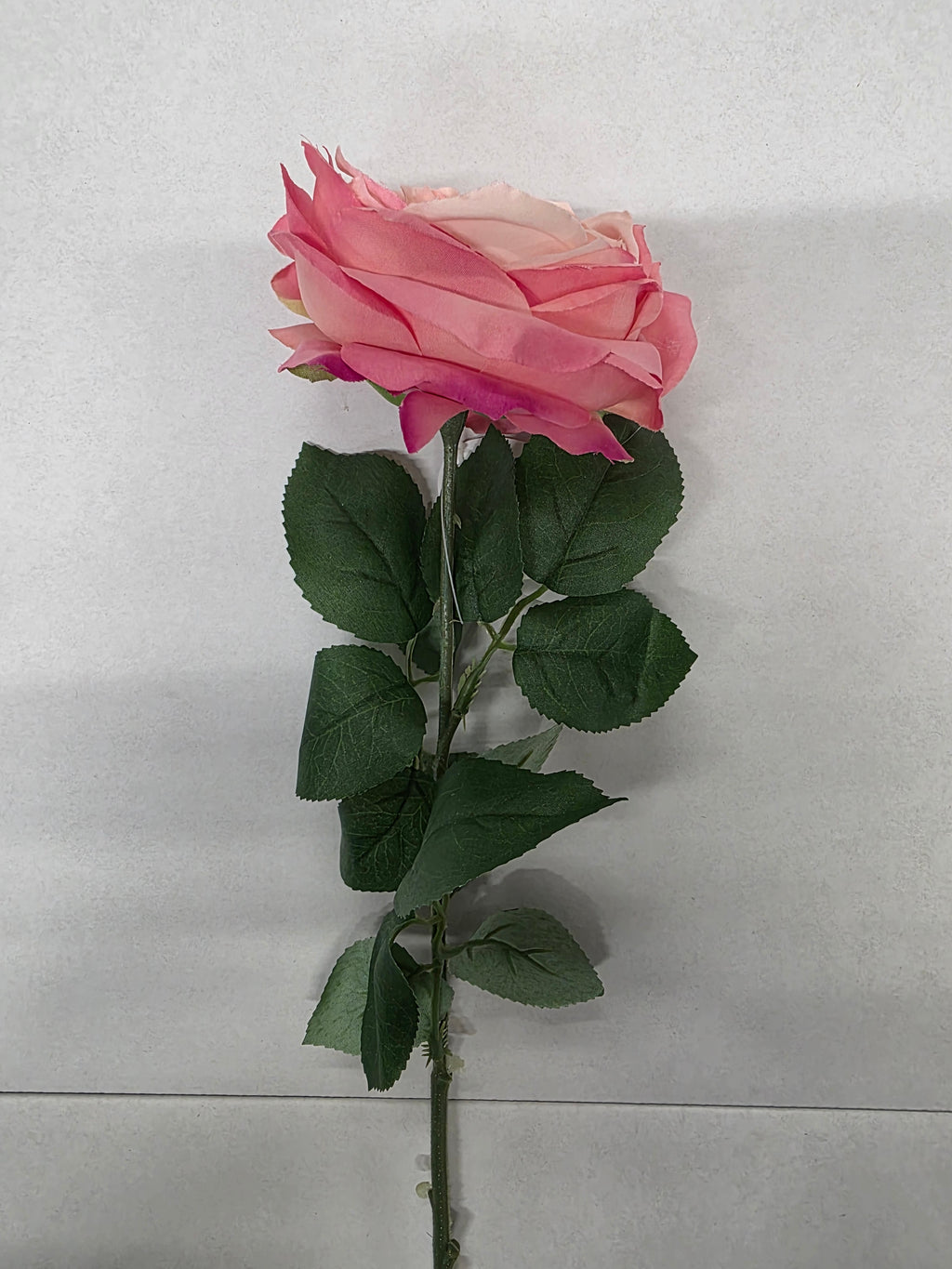 Artificial Garden Rose Hot Pink (PACK OF 2)