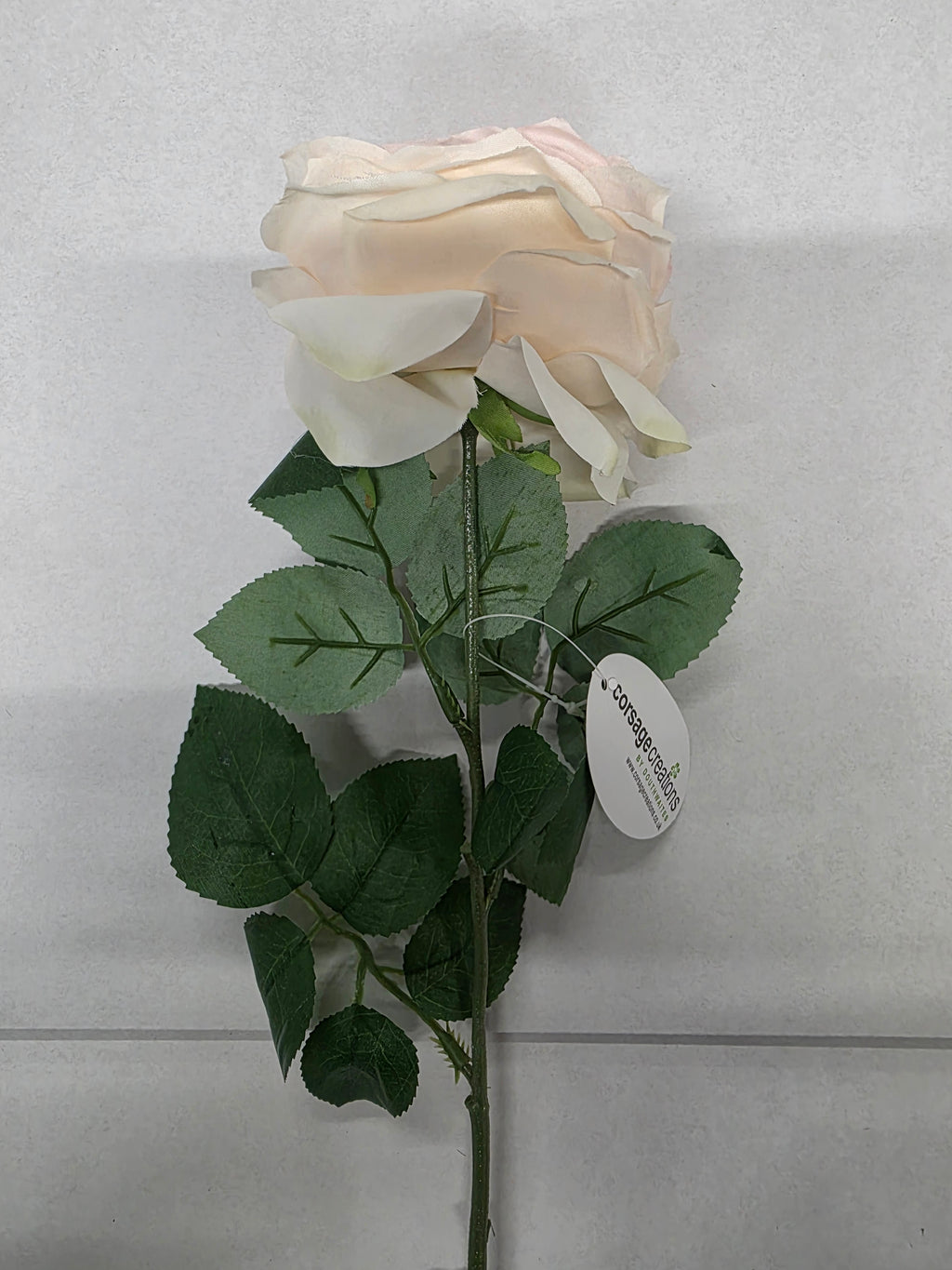 Artificial Garden Rose Light Pink (PACK OF 2)