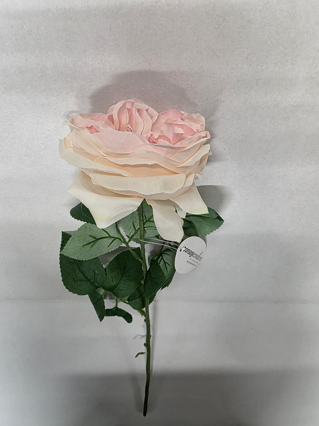 Artificial Garden Rose Light Pink (PACK OF 2)